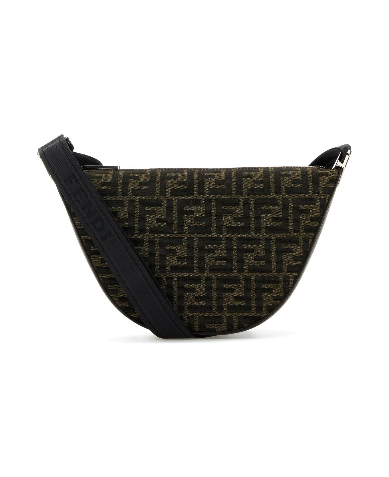 Fendi Melon Small Ff Logo - BROWN