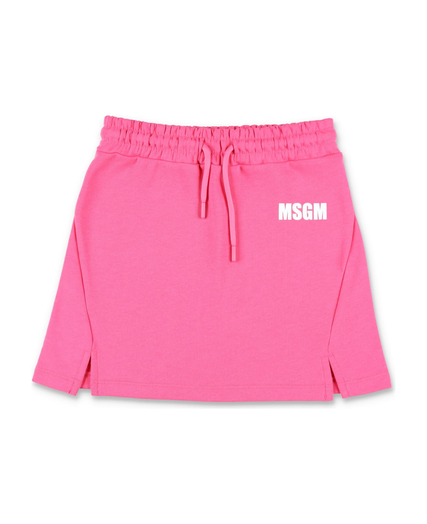 MSGM Mini Skirt Fleece - FUCSIA/FUCHSIA