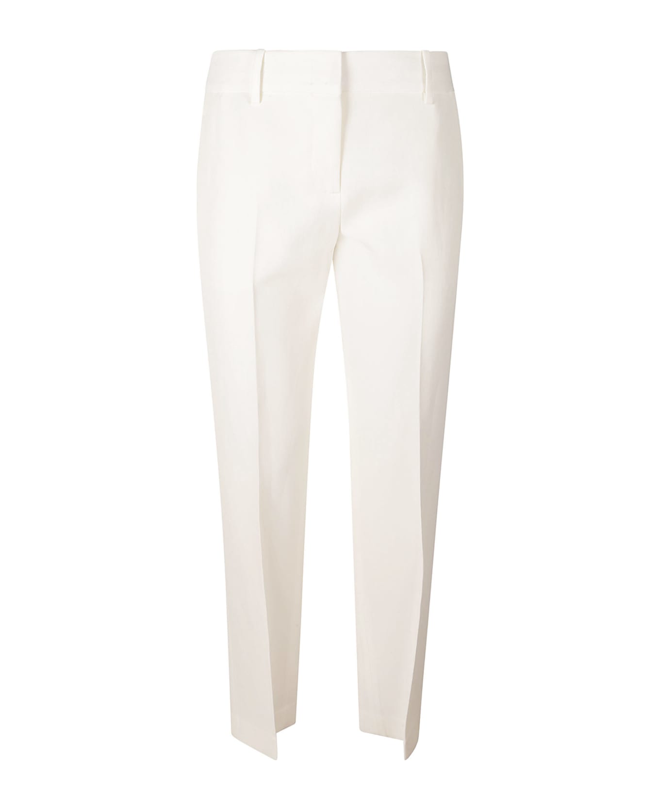 Ermanno Scervino Regular Plain Trousers - White ボトムス