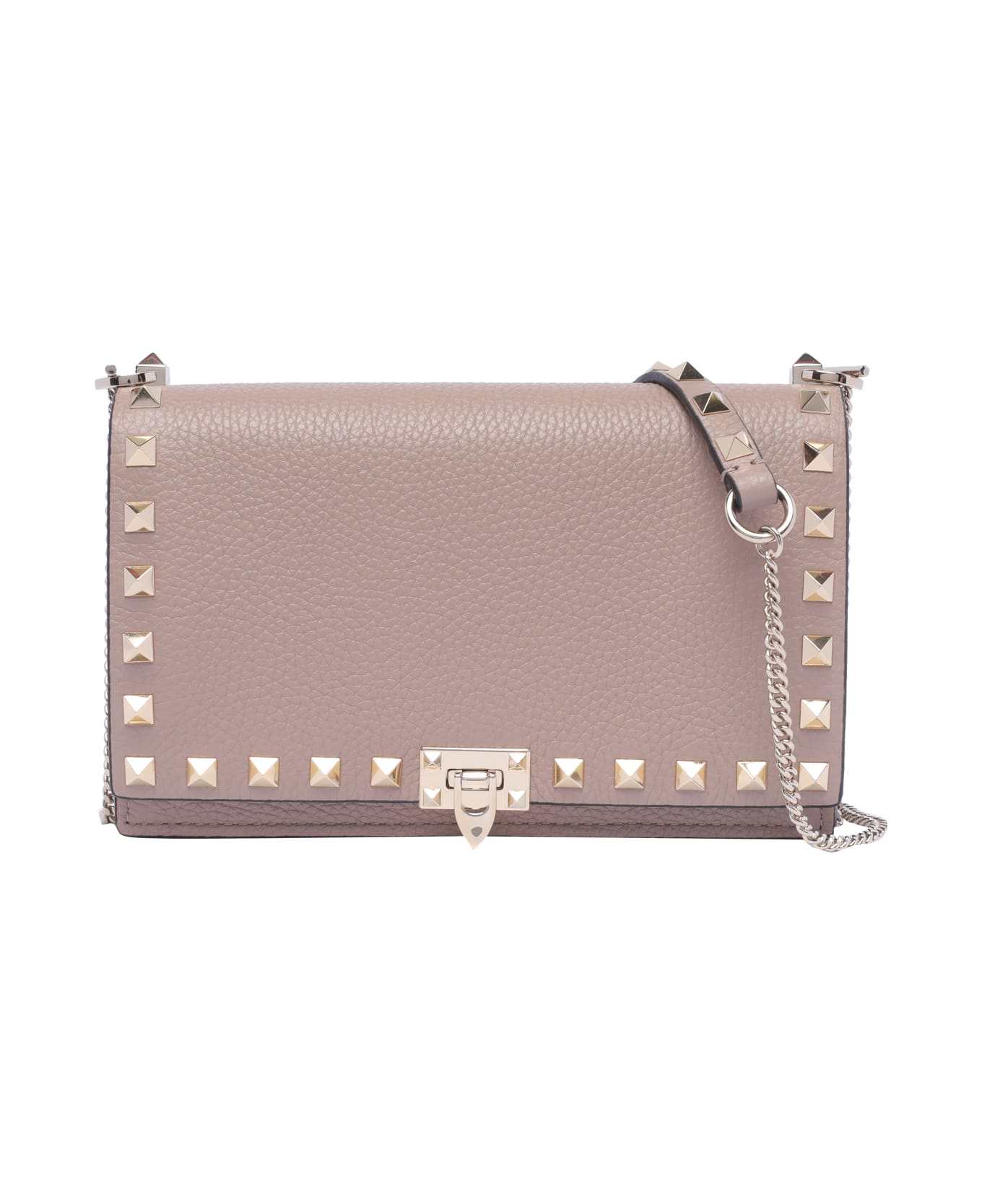 Valentino Garavani Mini Rockstud Crossbody Bag - Beige