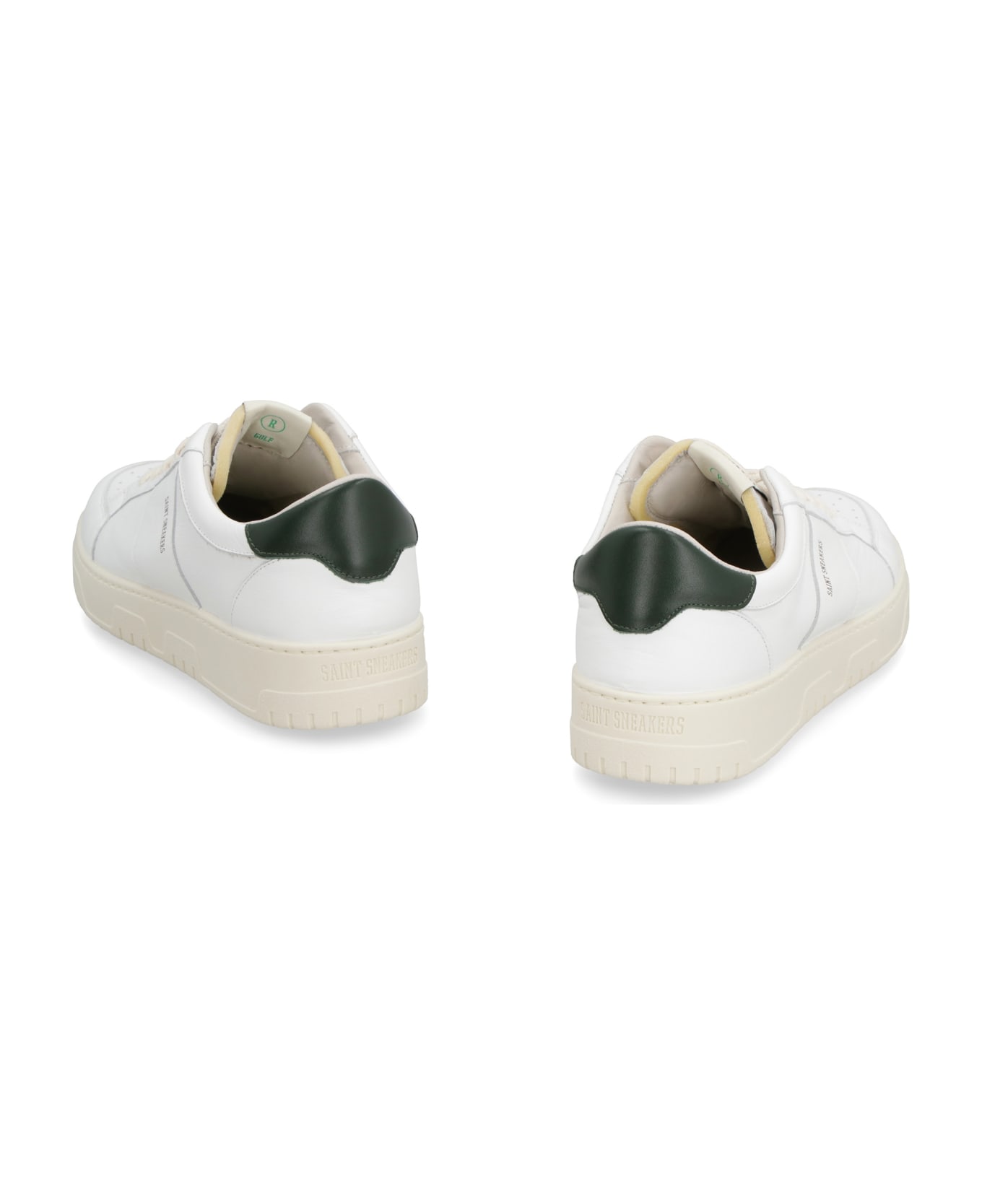 Saint Sneakers Golf Leather Low-top Sneakers - White/green スニーカー