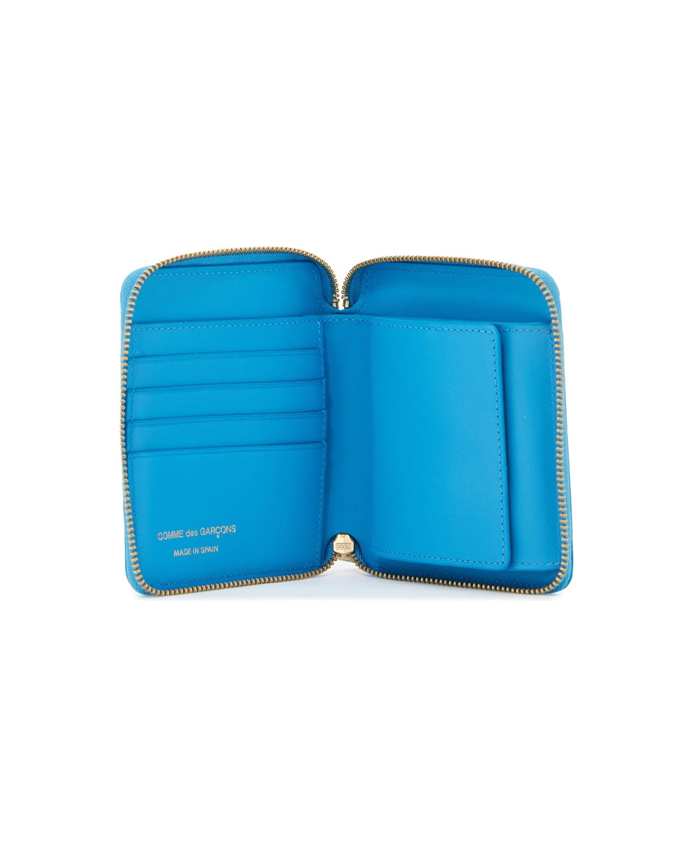 Comme des Garçons Wallet Zip-aournd Wallet - BLUE (Light blue)