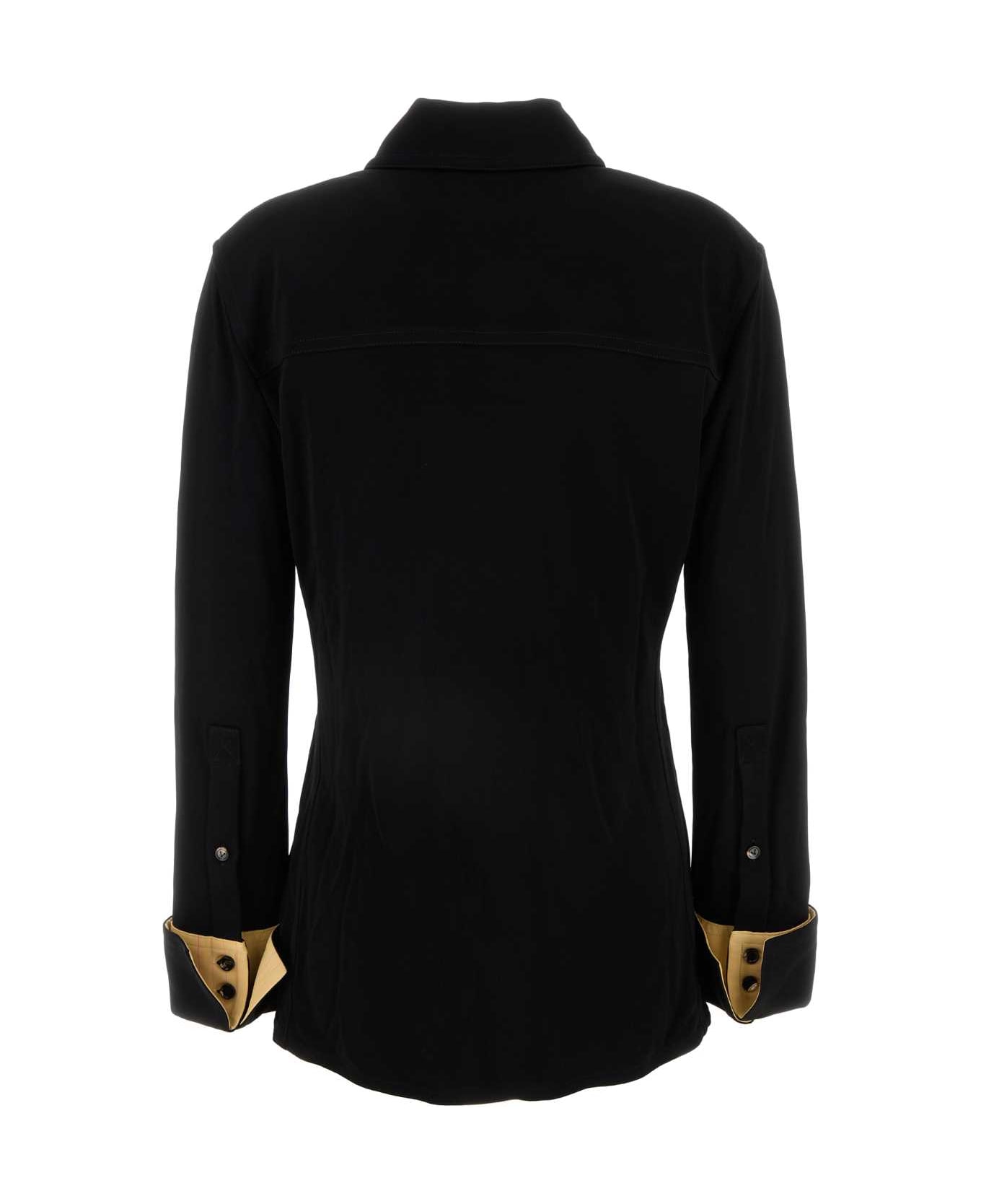 Bottega Veneta Black Jersey Shirt - Black