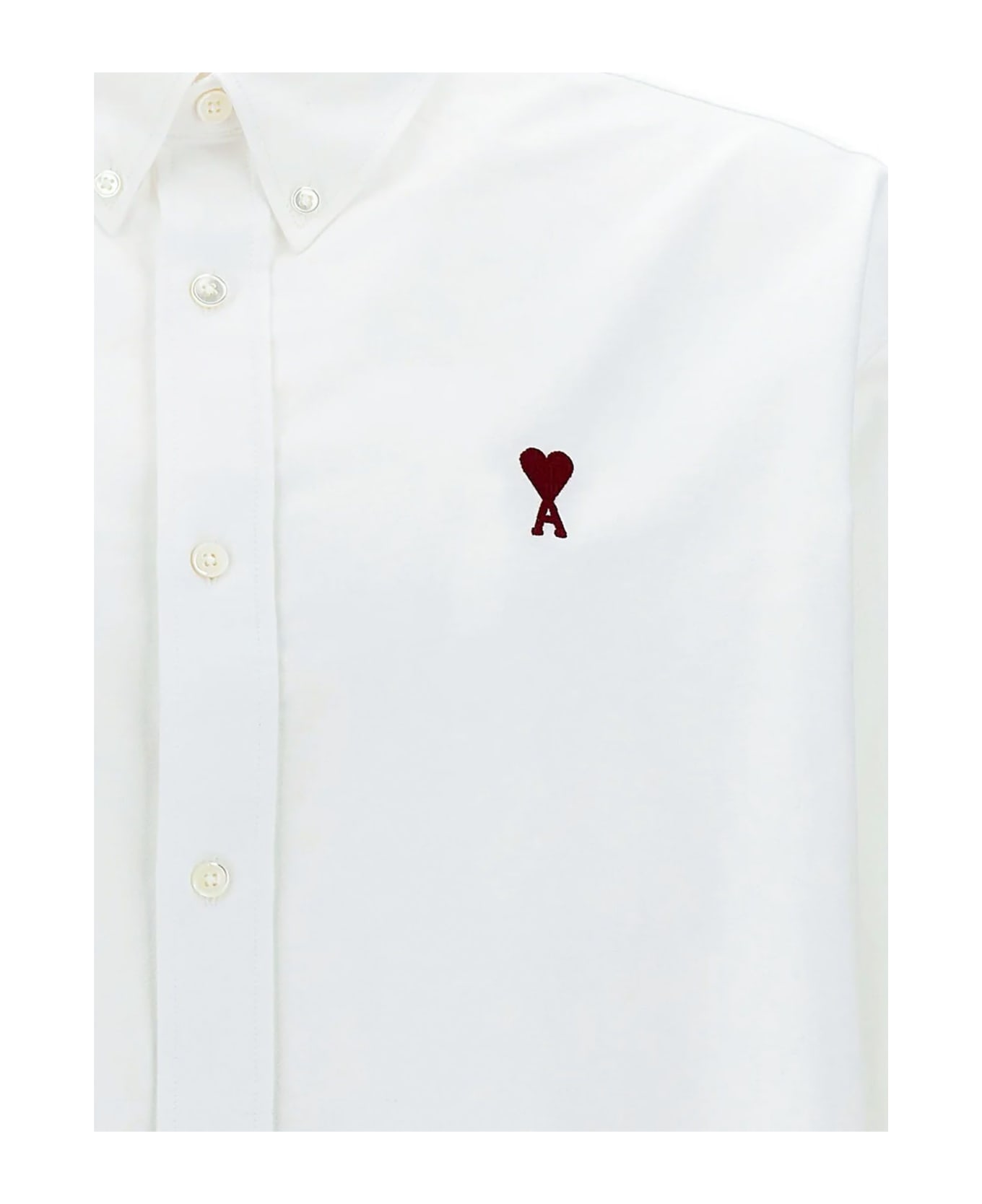 Ami Alexandre Mattiussi White Cotton Shirt - White