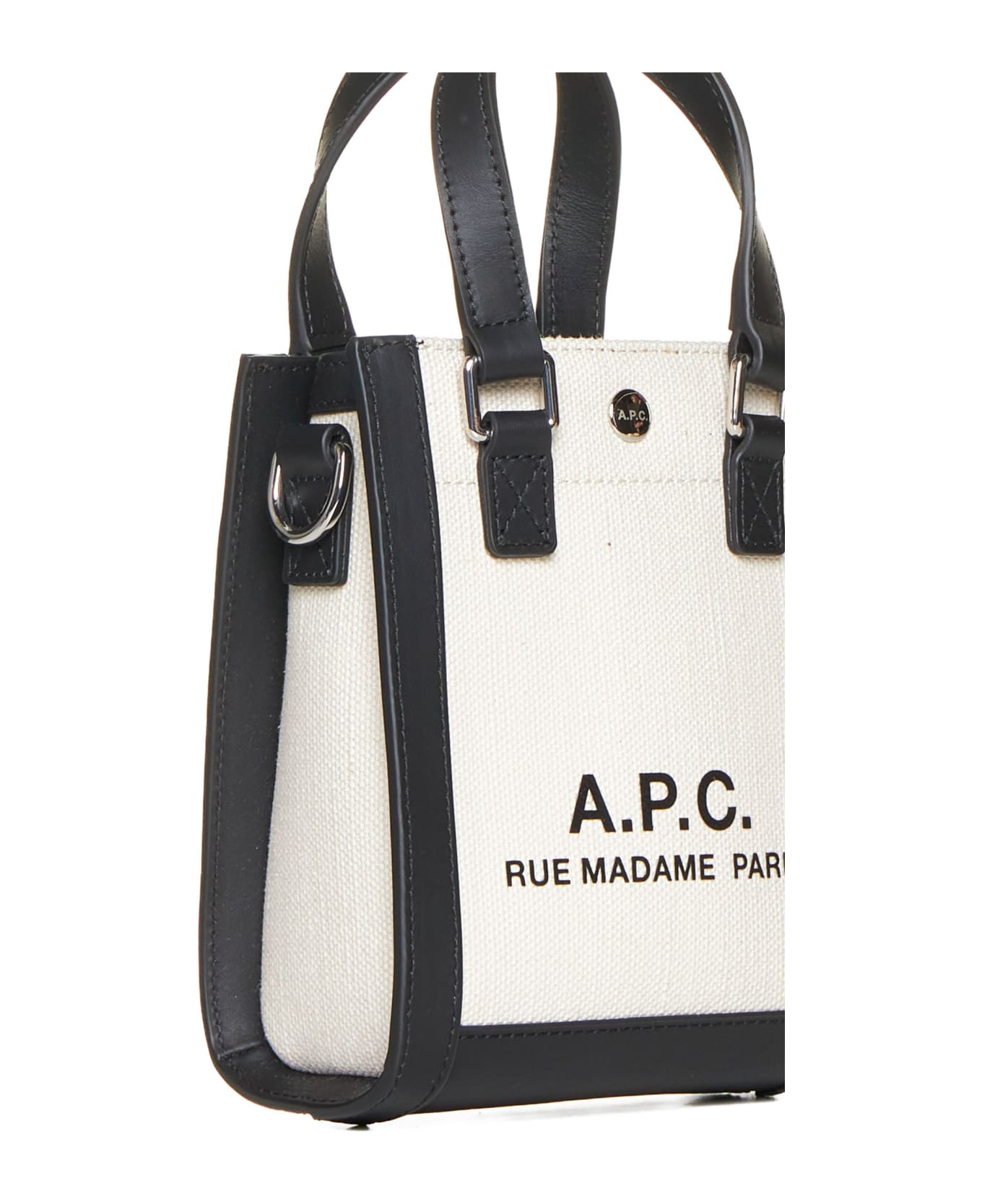 A.P.C. Camille Top Handle Bag - Black トートバッグ