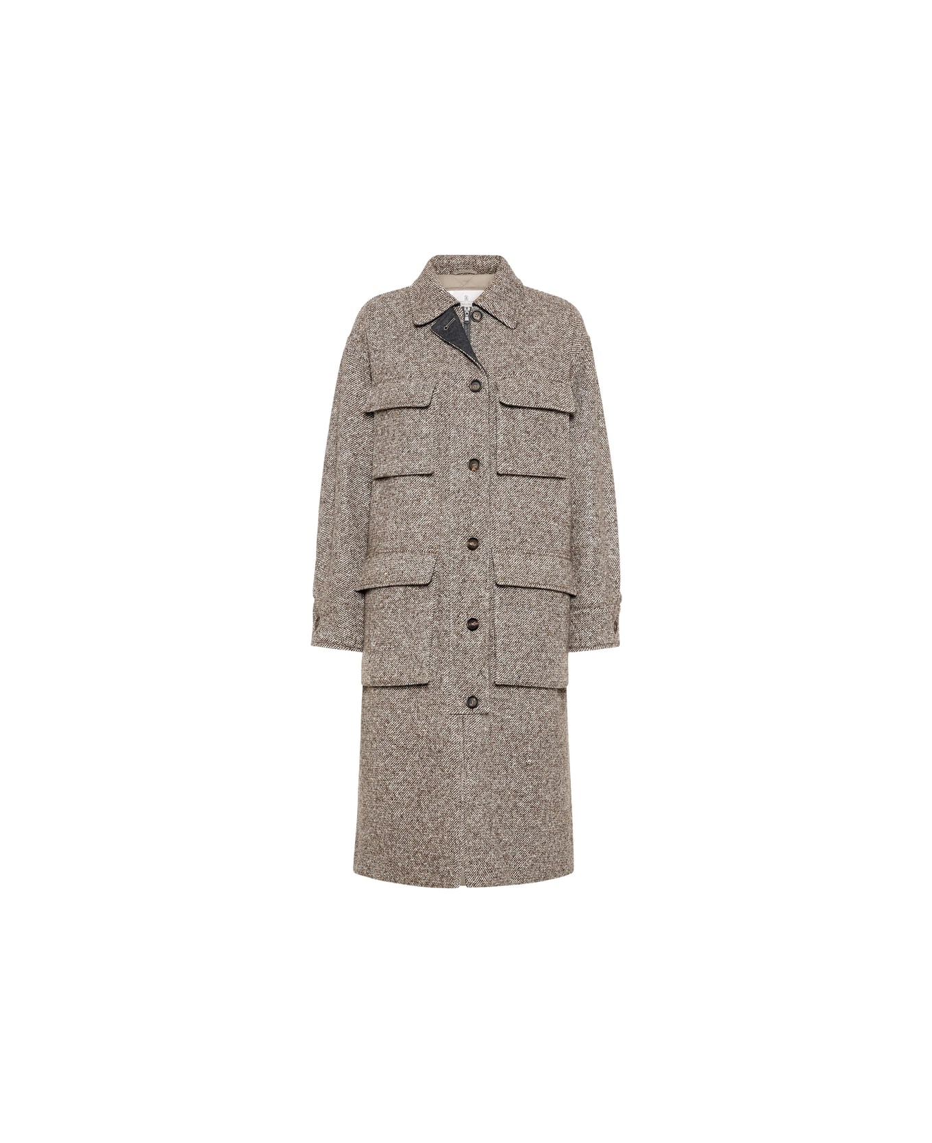 Brunello Cucinelli Coat - BROWN
