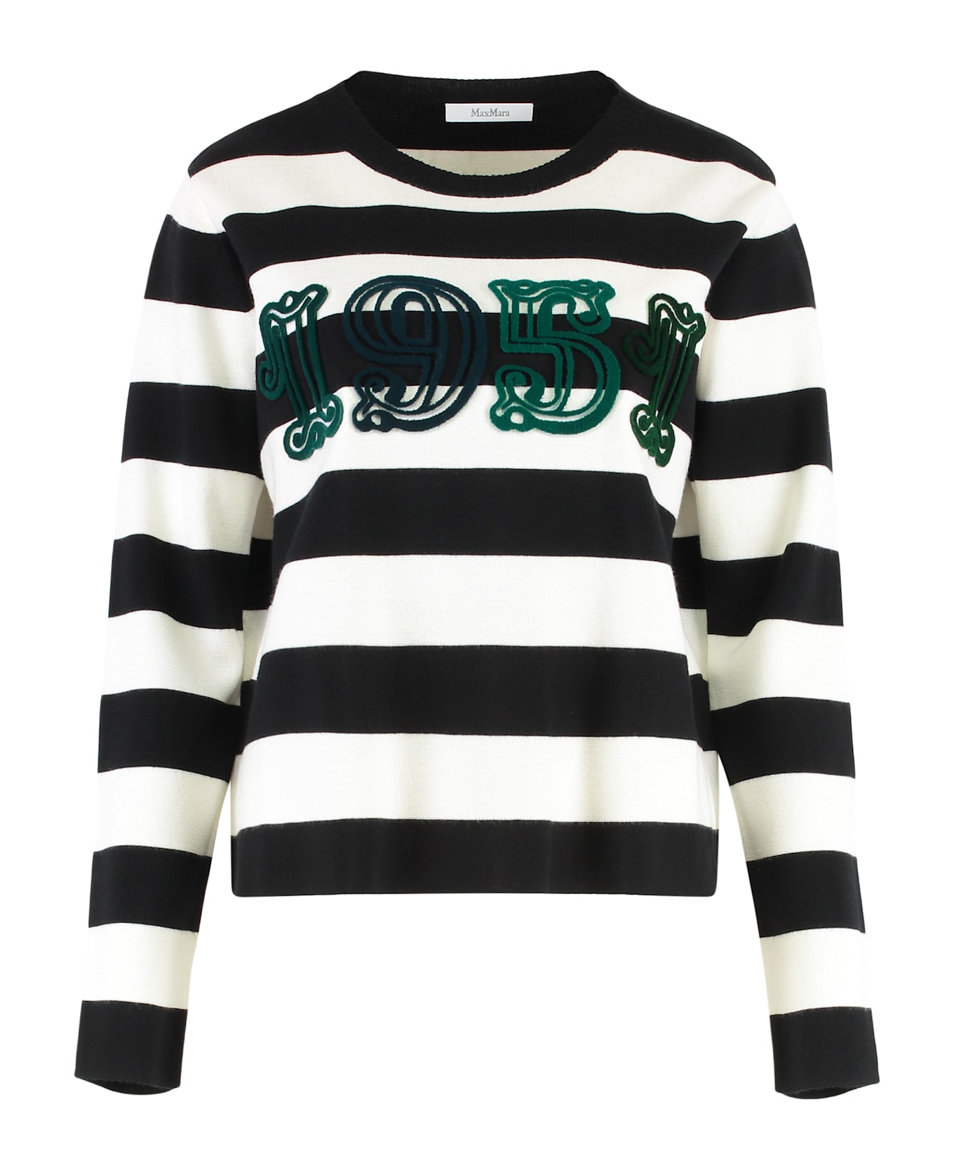Max Mara Viterbo Virgin Wool Sweater - White