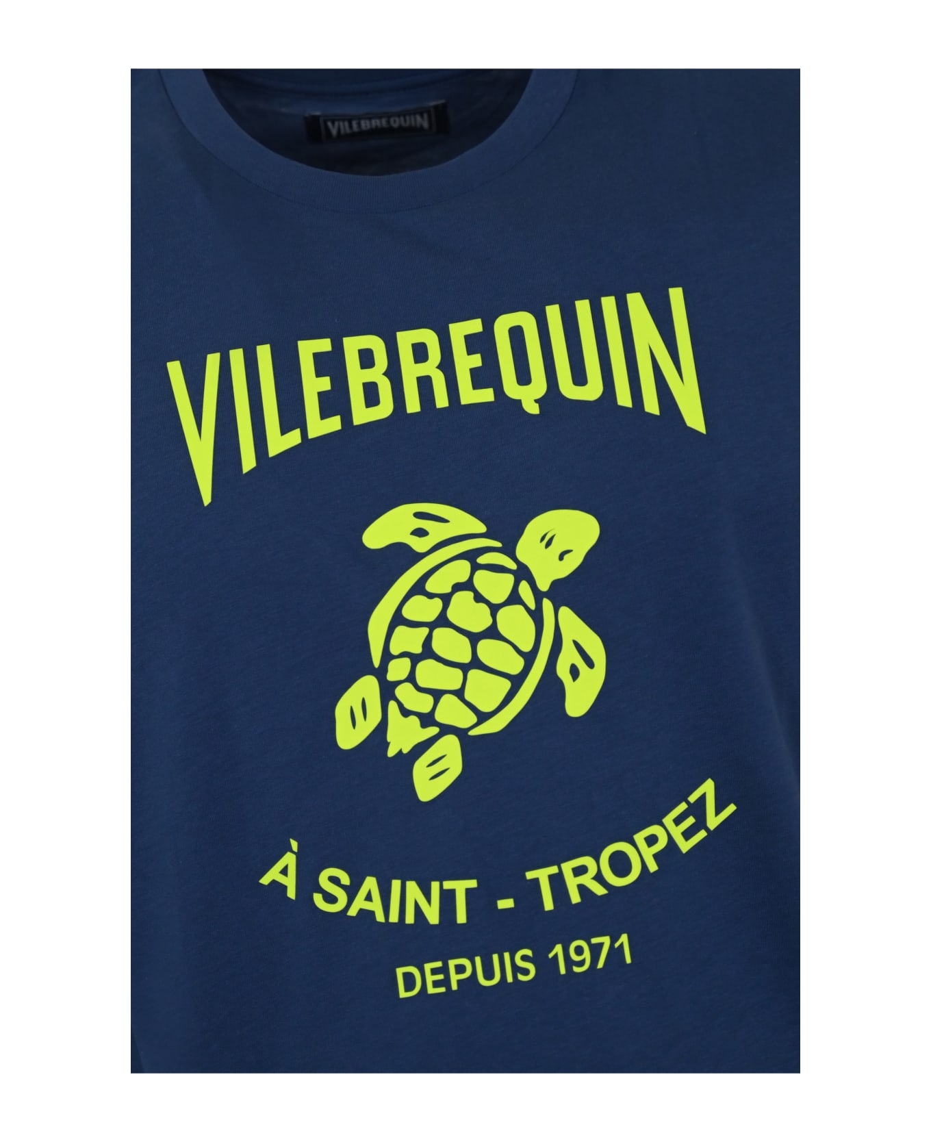 Vilebrequin A Saint Tropez Blue T-shirt - Blu yatch