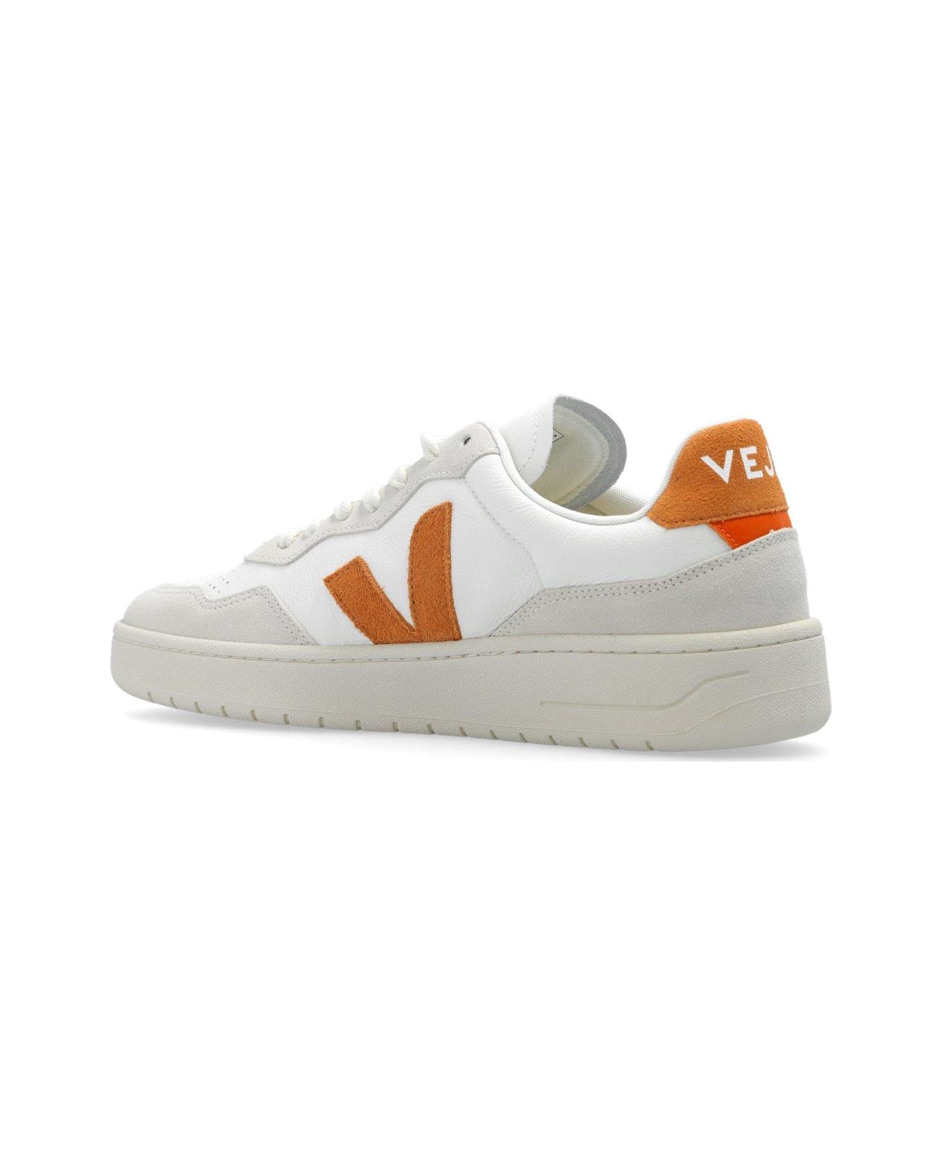 Veja V90 Lace-up Sneakers - WHITE