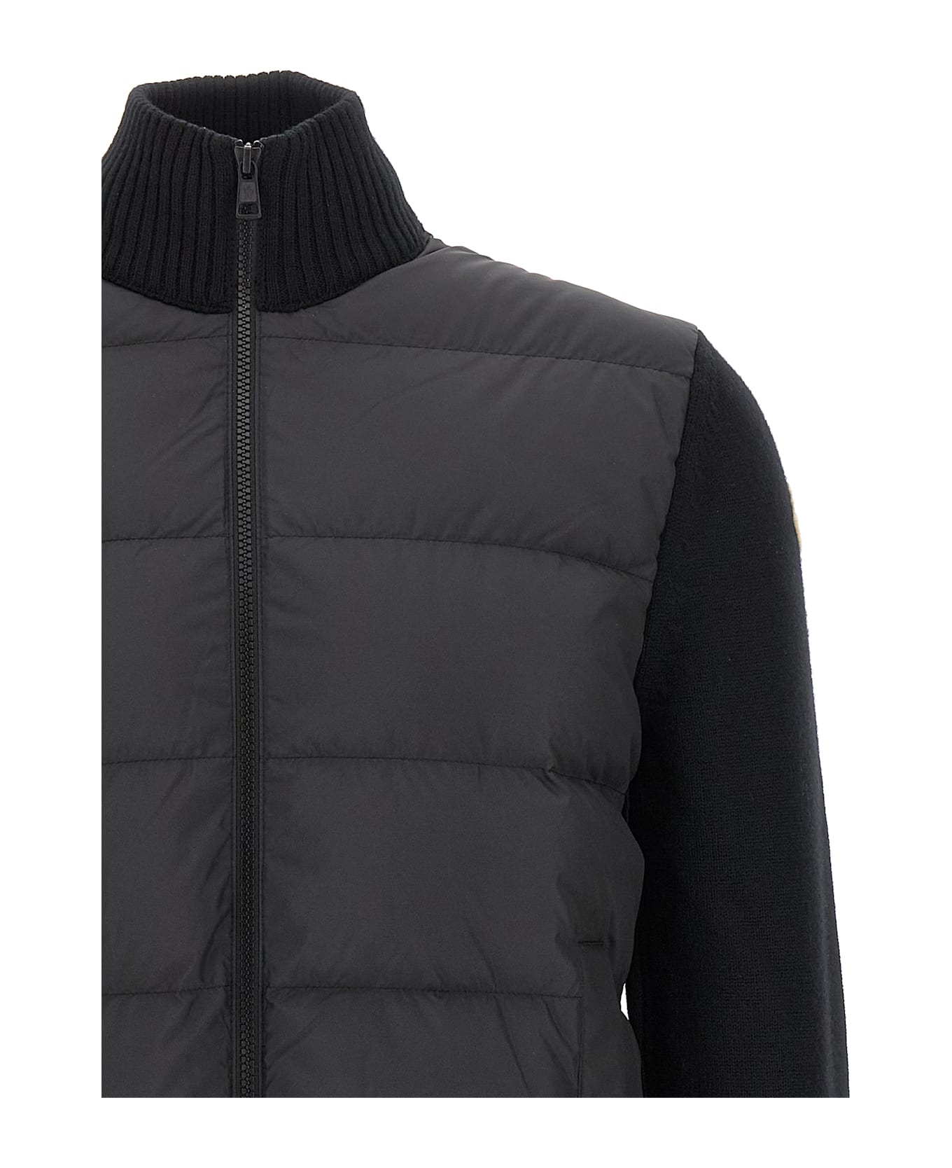 Moncler Padded Cardigan - Black  
