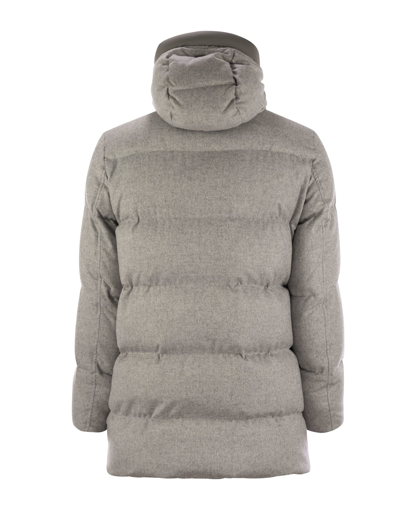 Herno Drawstring Padded Bomber Jacket - Grey