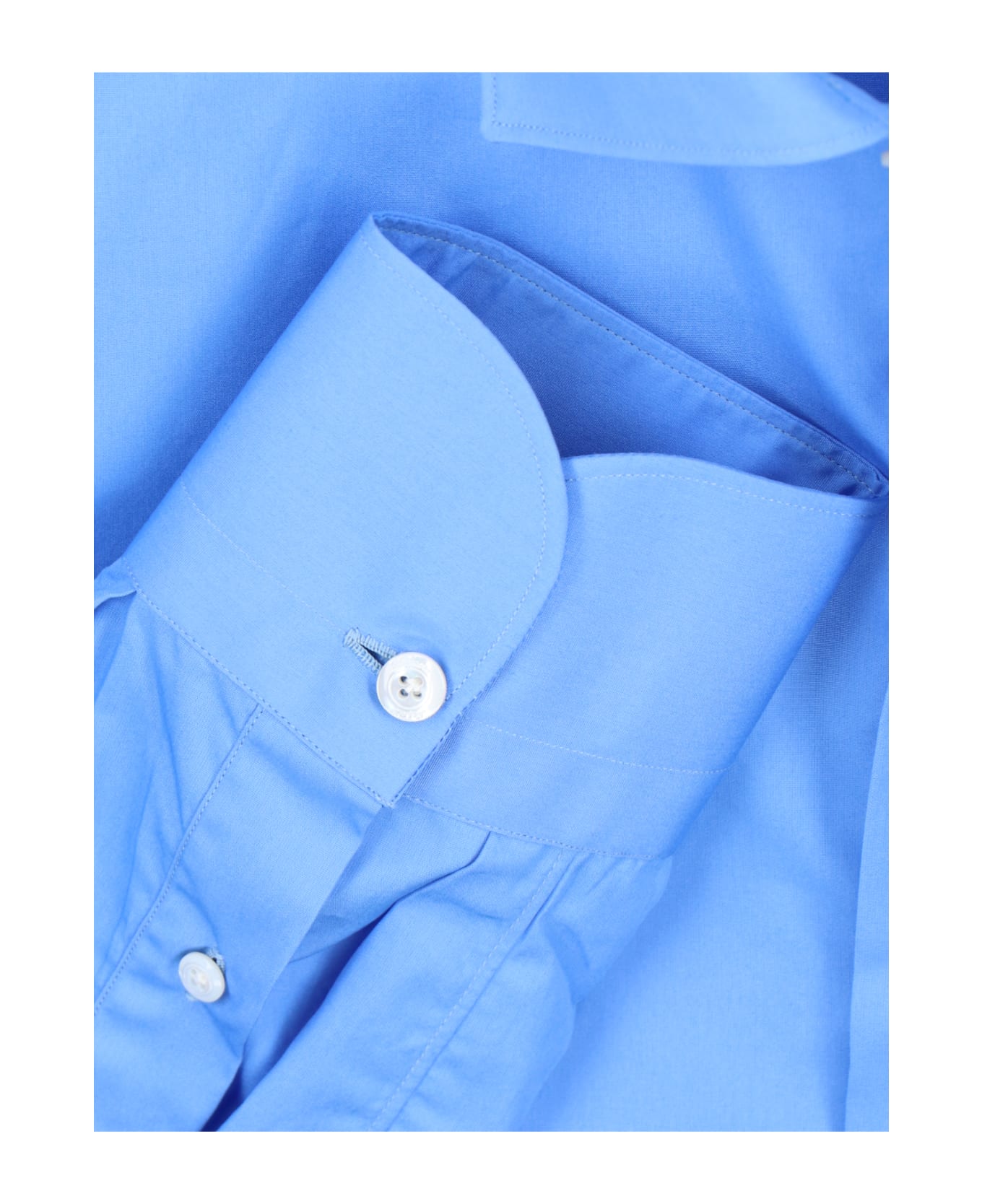 Finamore Slim Shirt - Light Blue
