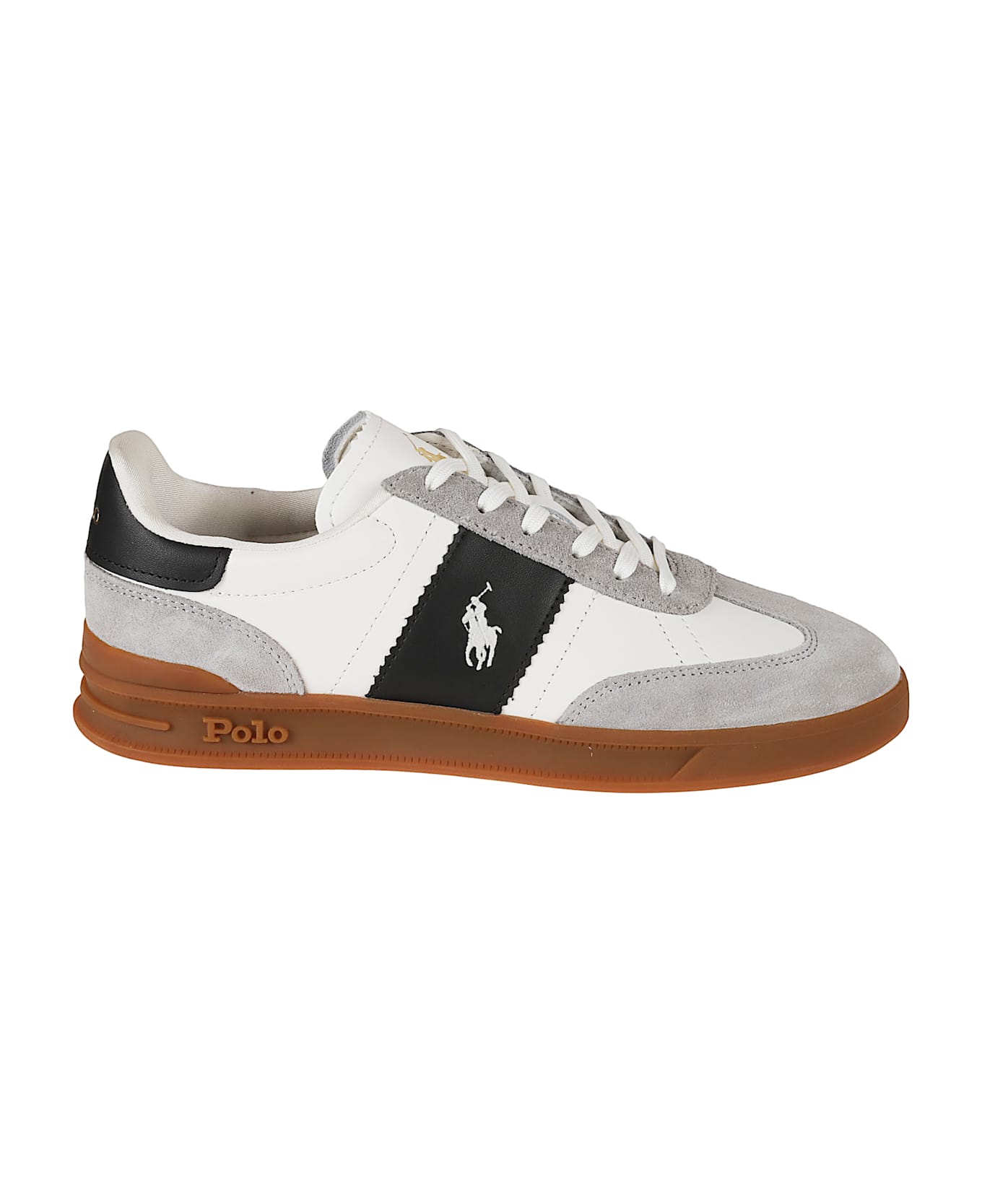 Polo Ralph Lauren Heritage Aera Sneakers - white/black/grey