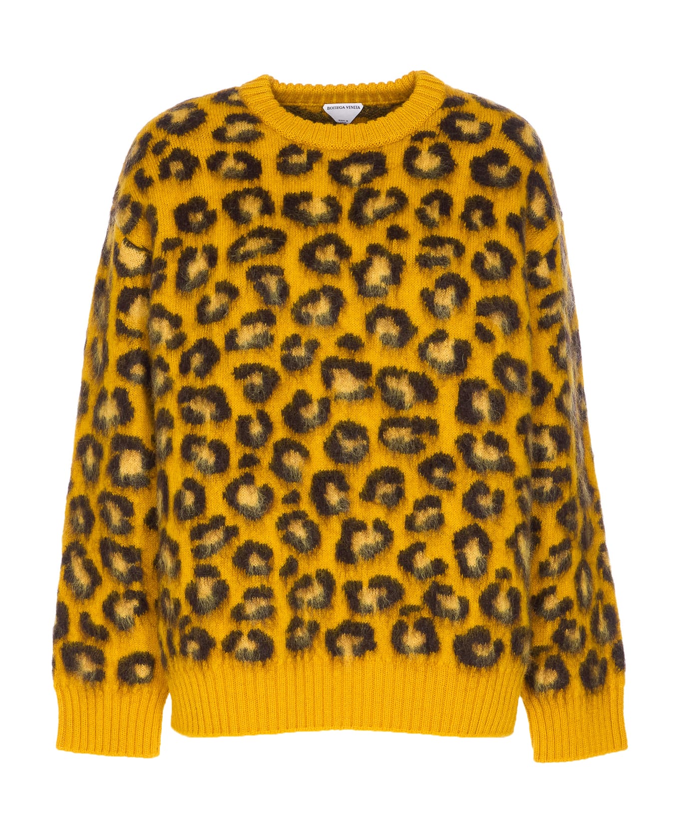 Bottega Veneta Animalier Sweater - Yellow
