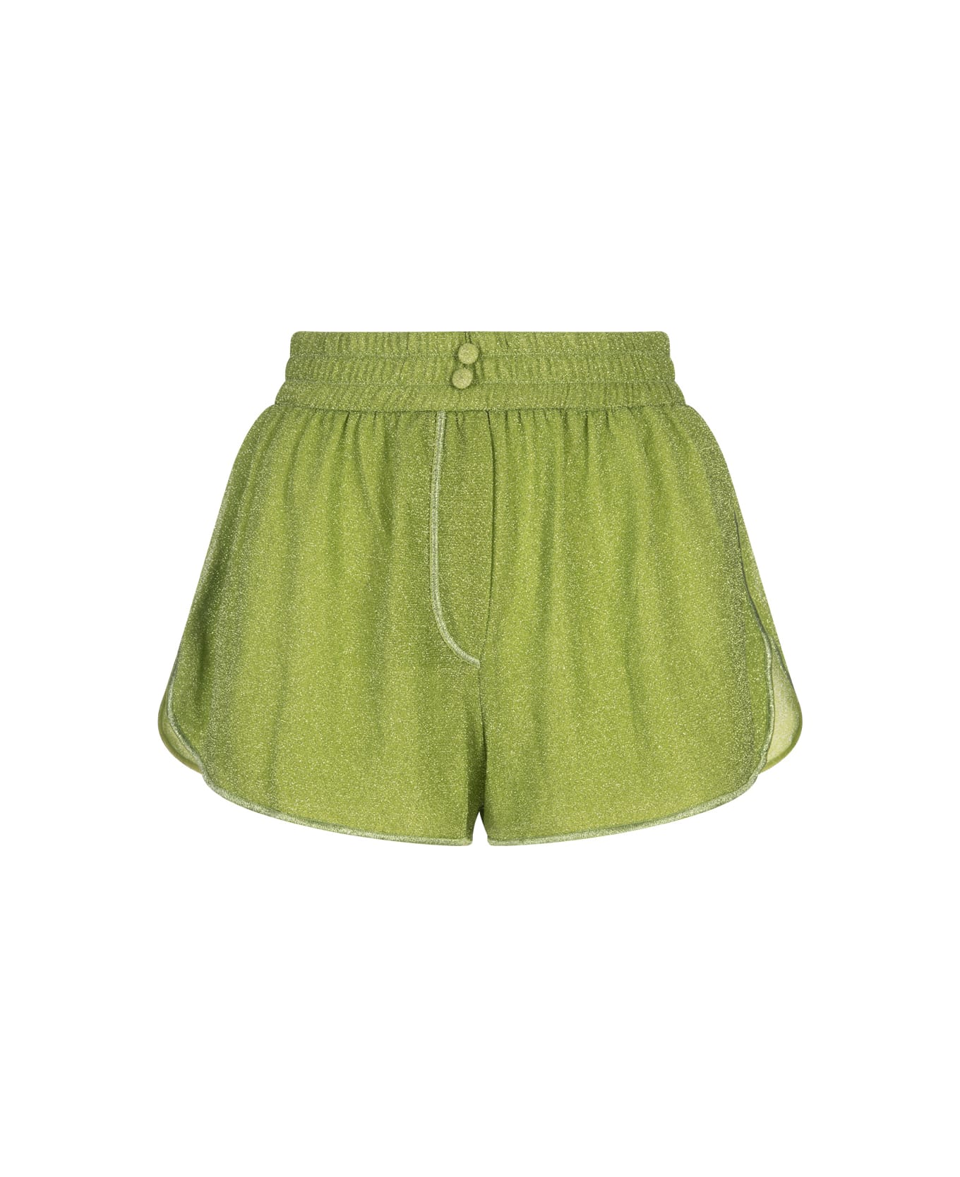 Oseree Lime Lumiere Shorts - Green