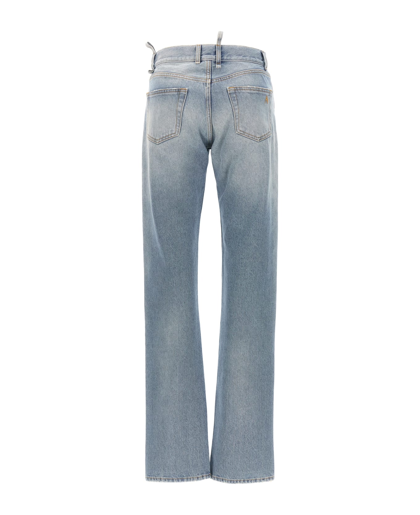 The Attico Belted Jeans - Light Blue デニム