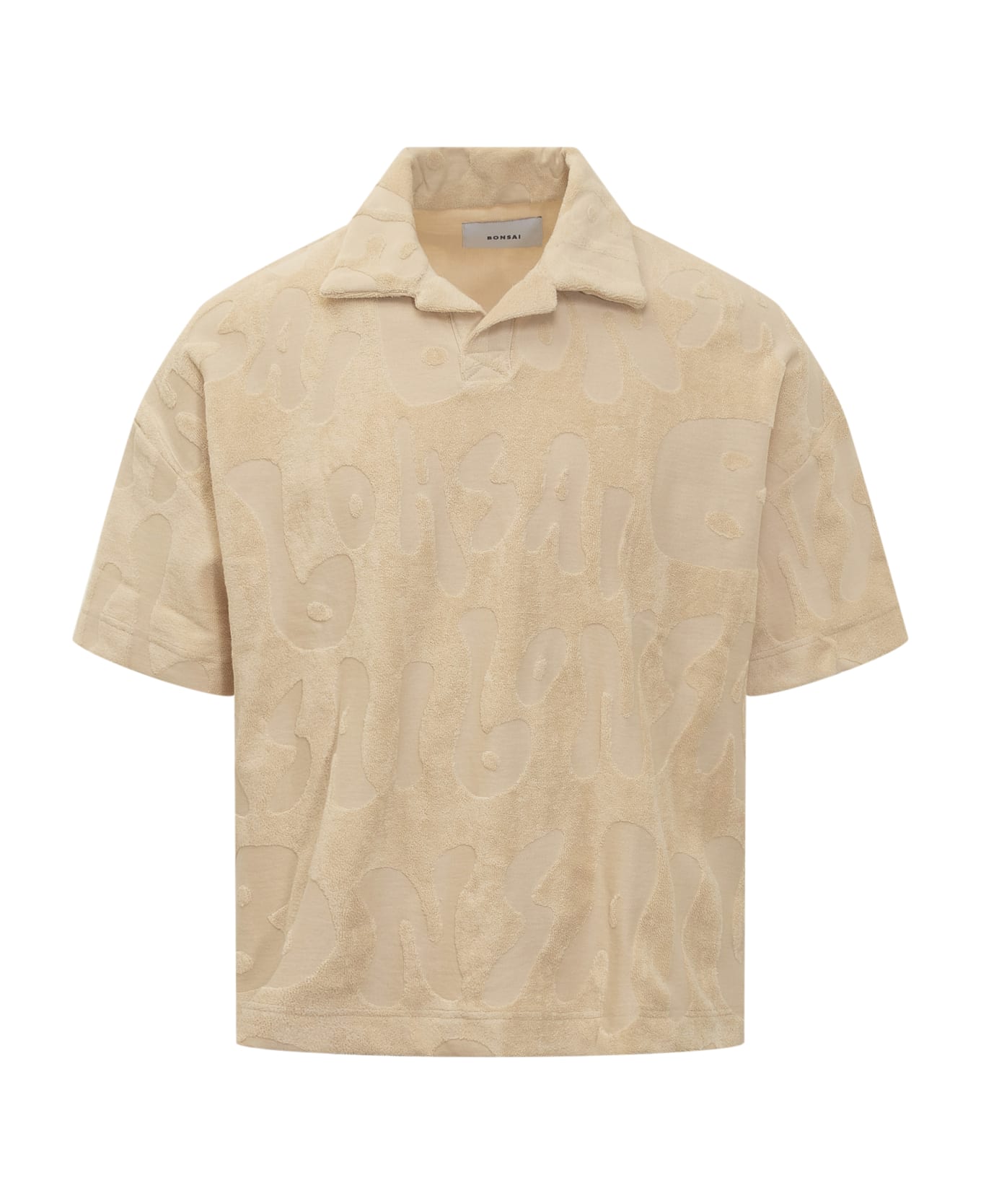Bonsai Terry Cloth Polo - ALMOND OIL ポロシャツ