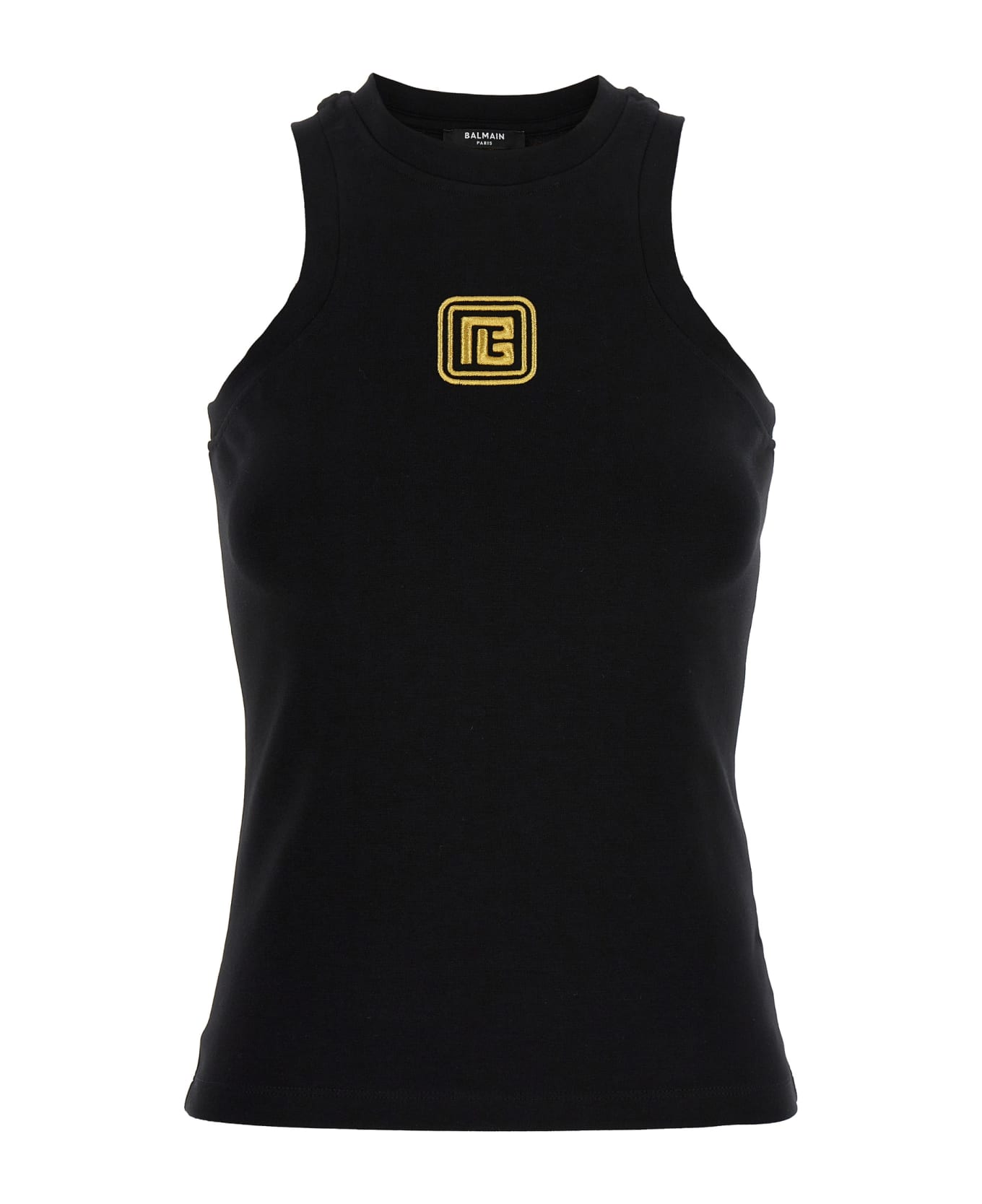 Balmain Pb Tank Top - Black