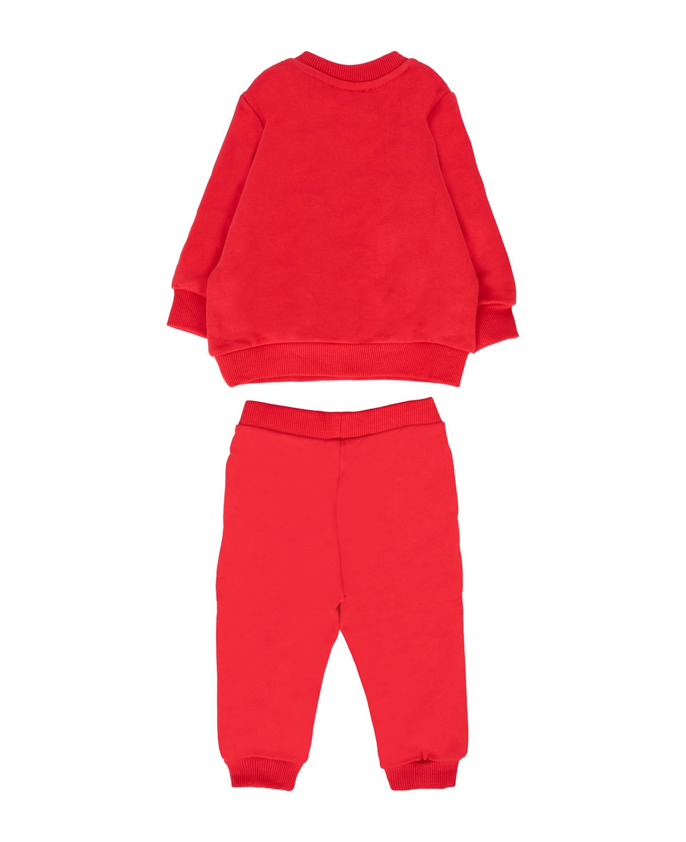 Kenzo Kids Red Suit For Baby Boy With Lucky Tiger - Red ボディスーツ＆セットアップ
