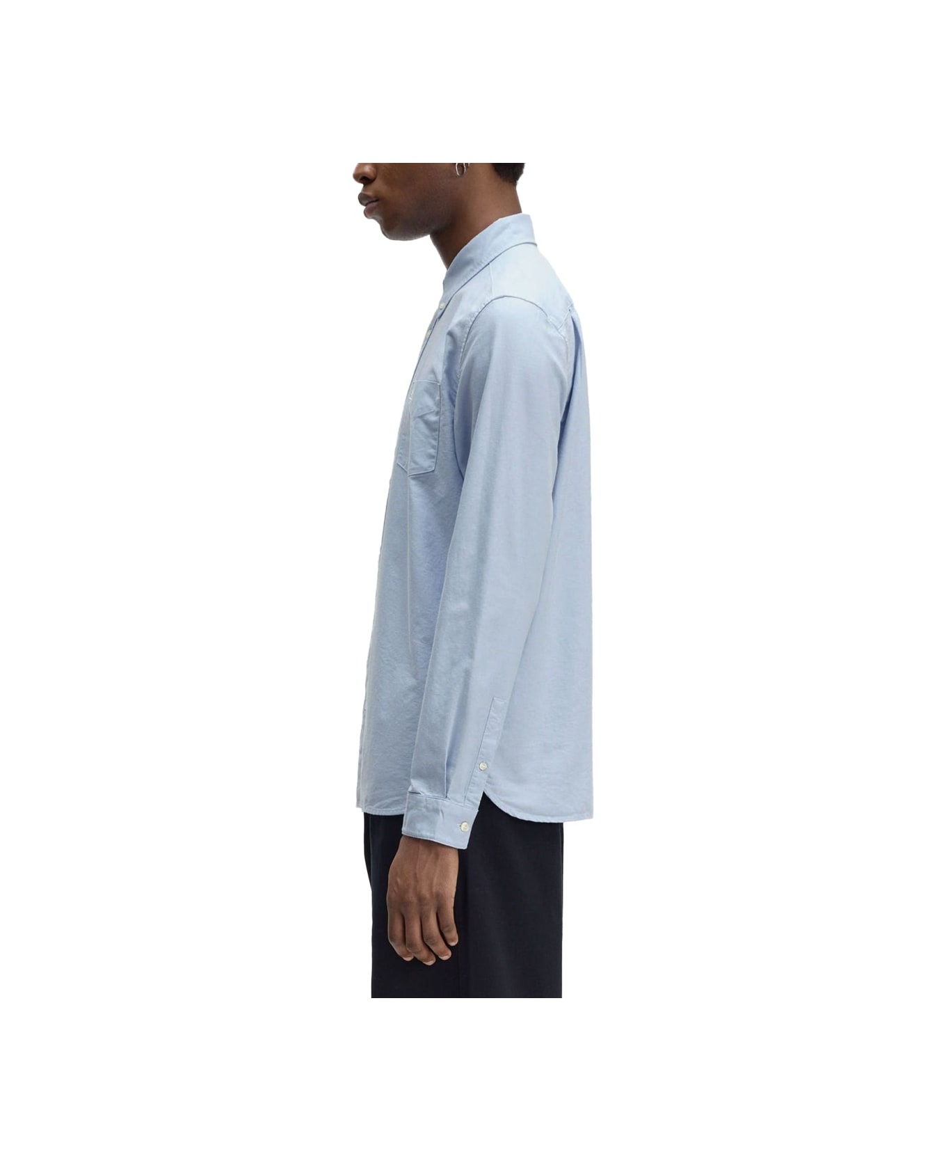 Fred Perry Cotton Oxford Shirt - BABY BLUE