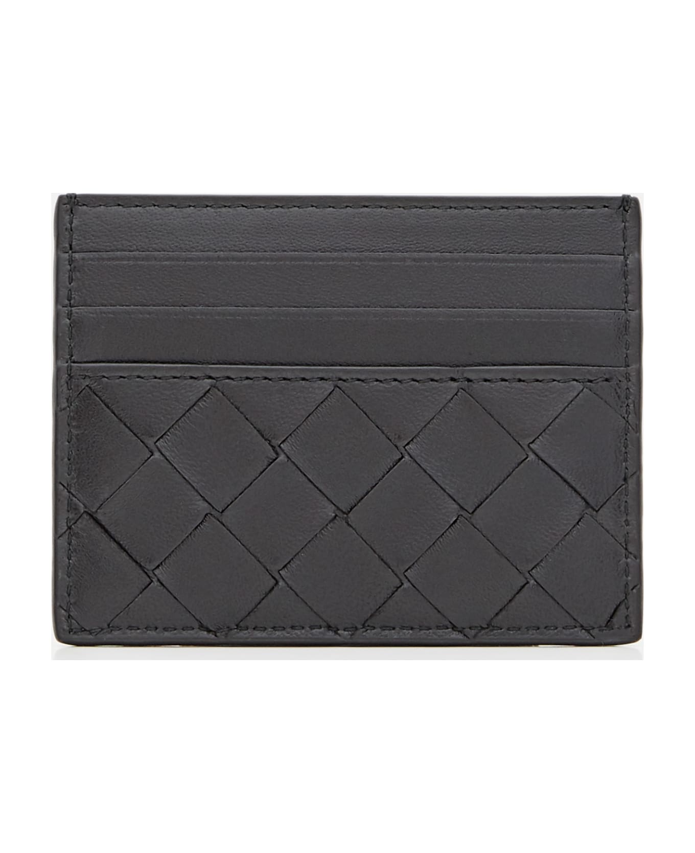 Bottega Veneta Leather Cardholder - Black