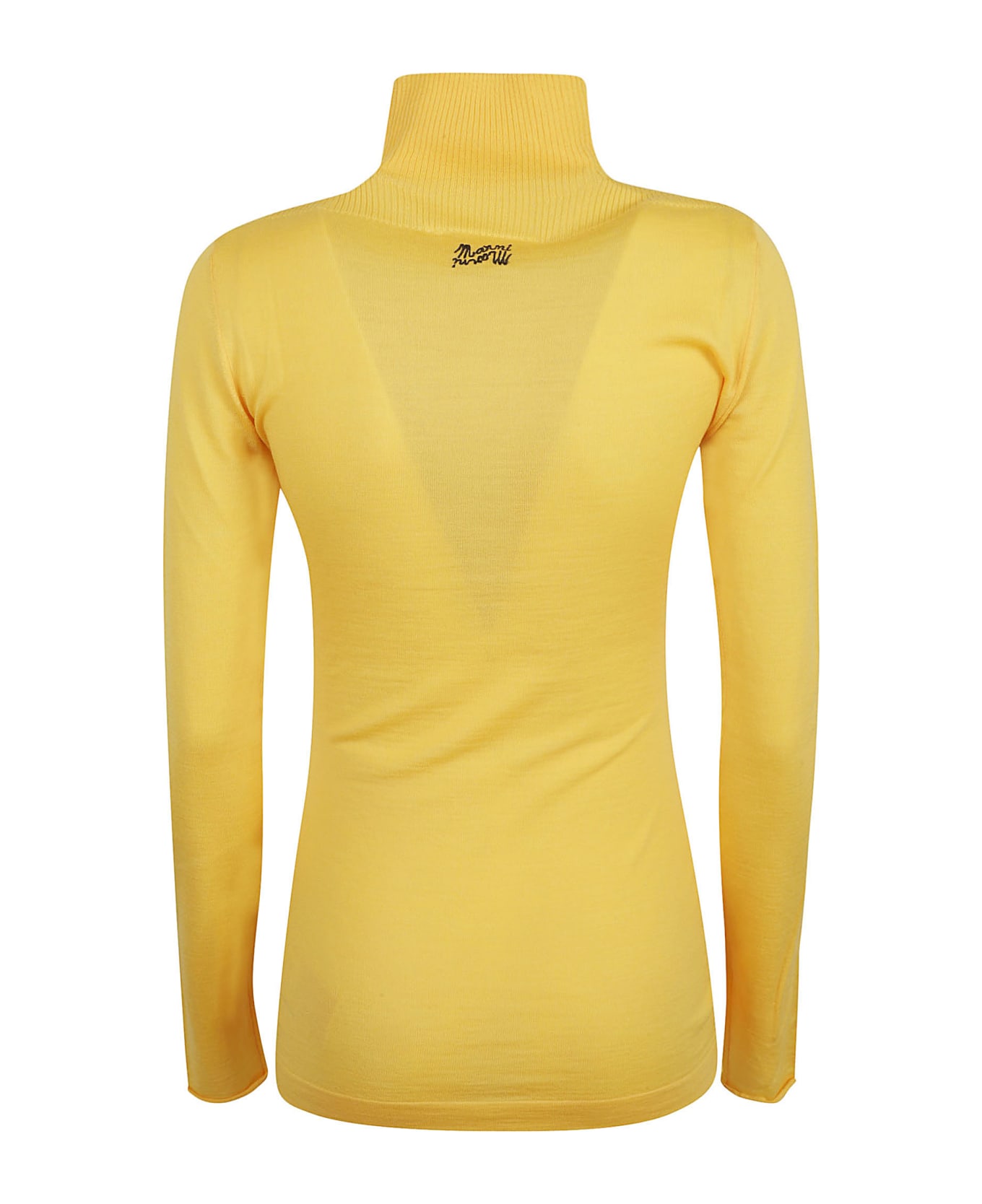 Marni Turtleneck Fitted Jumper - YELLOW