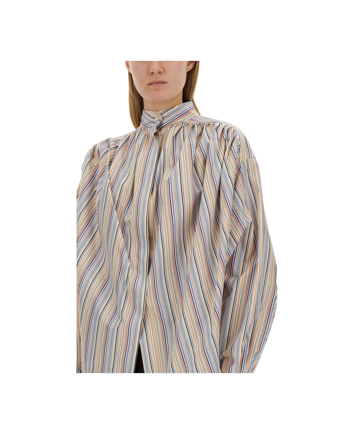 Etro Blouse With Stripe Pattern - Red シャツ