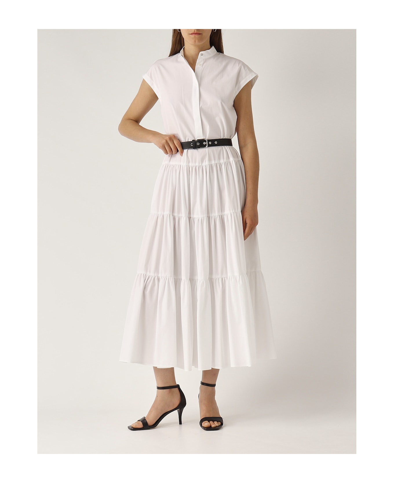 Max Mara Studio Bairo Dress - BIANCO