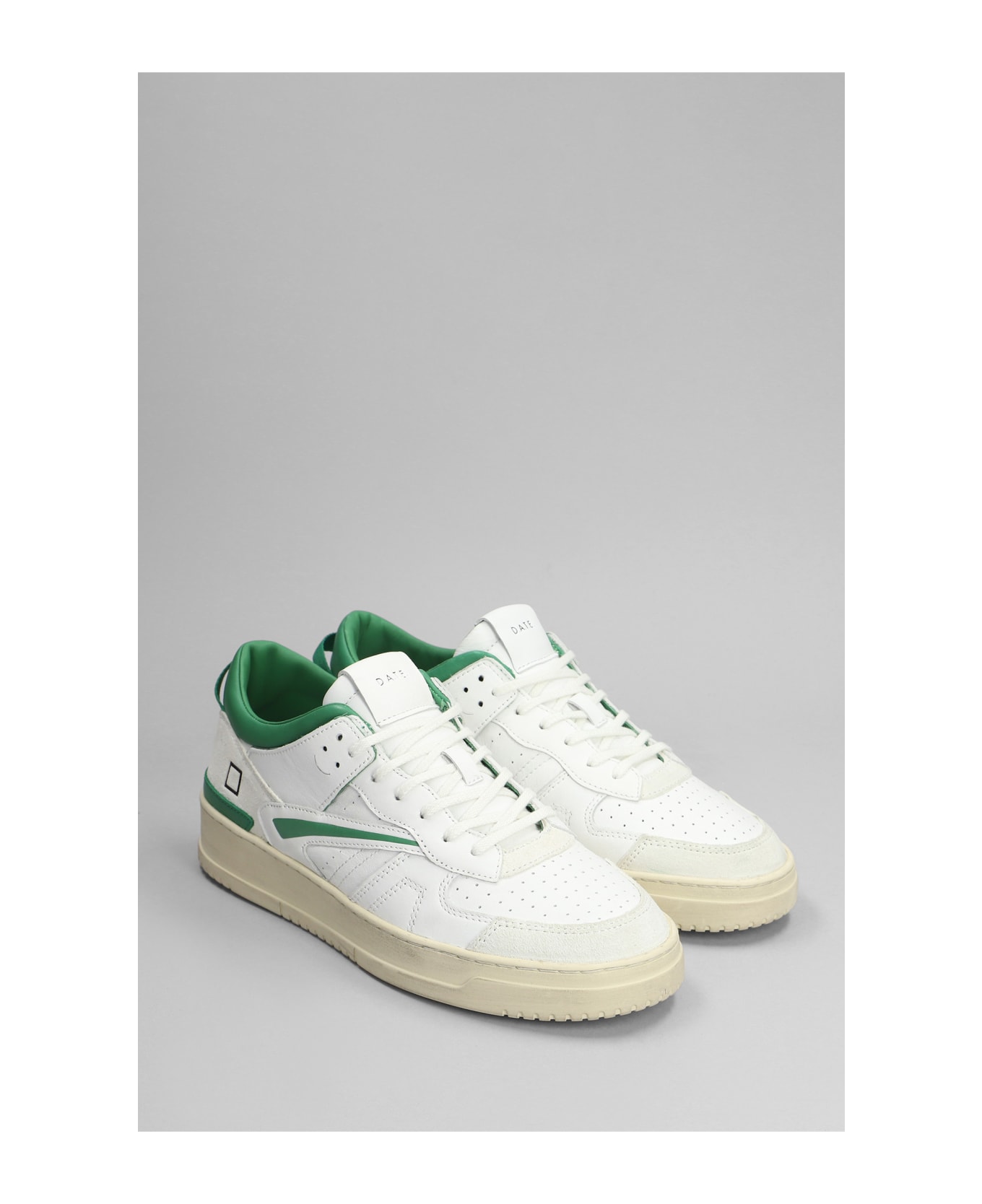 D.A.T.E. Torneo Sneakers In White Leather - white スニーカー