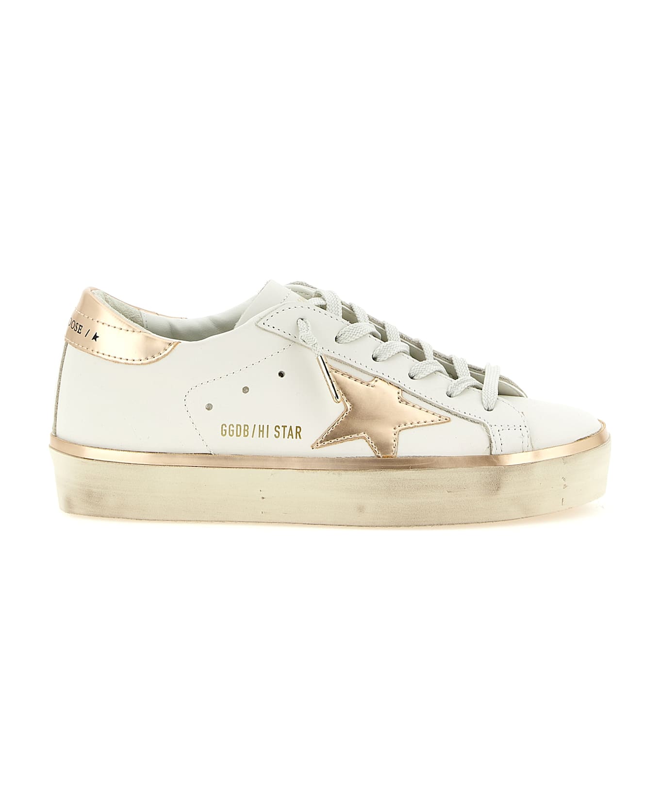 Golden Goose 'hi Star' Sneakers - Pink