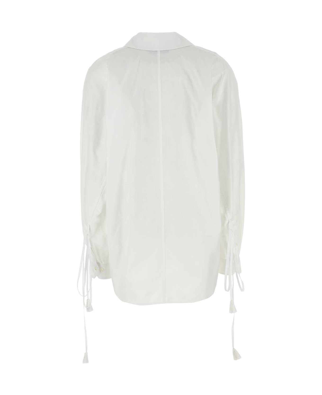 Gucci White Cotton Shirt - WHITE