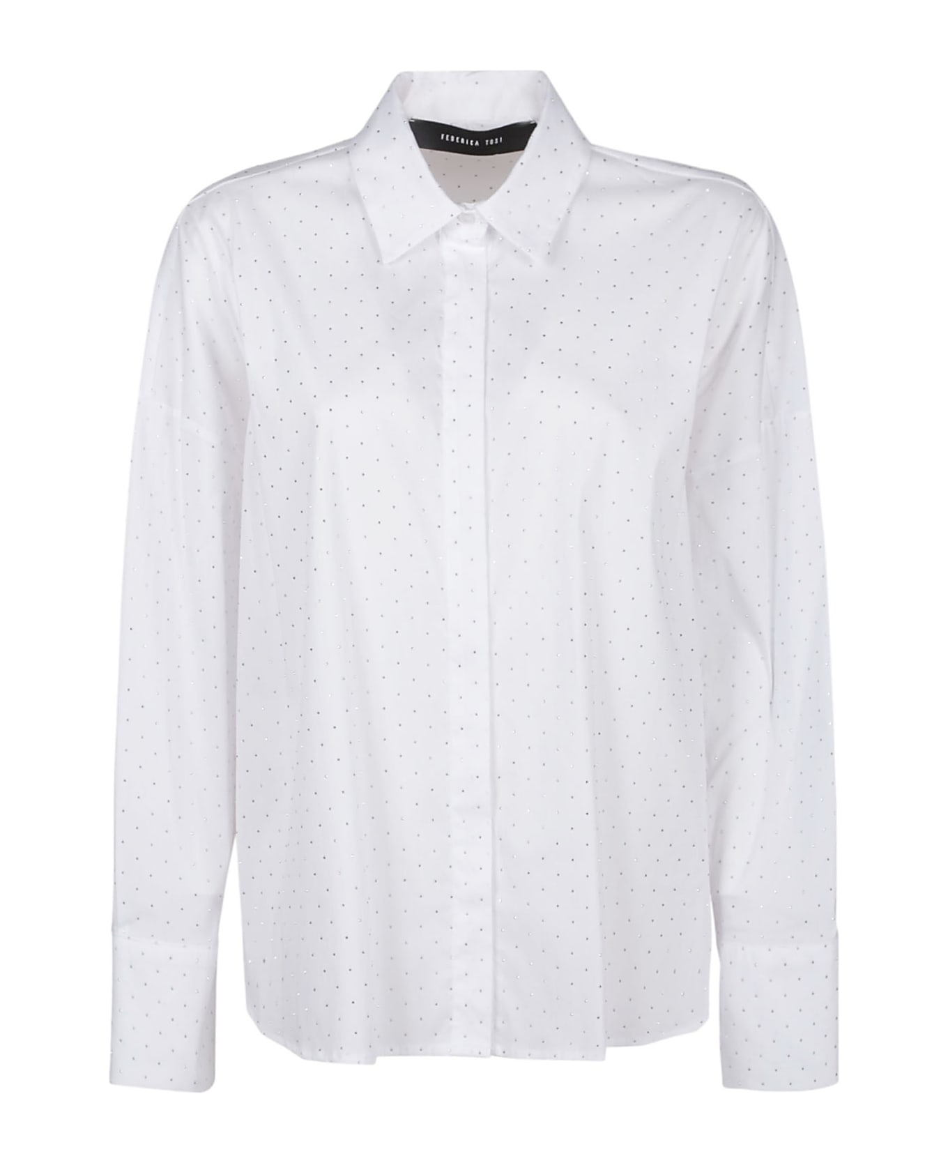 Federica Tosi Long Sleeve Basic Shirt - Bianco シャツ