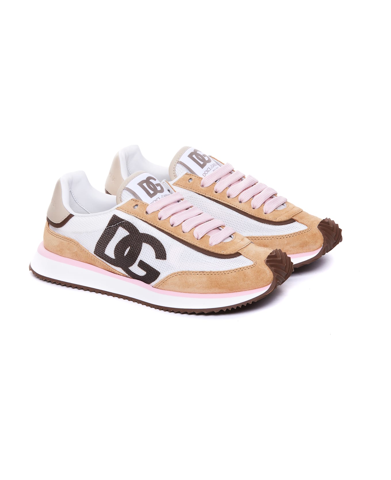 Dolce & Gabbana Aria Dg Runner Sneakers - White