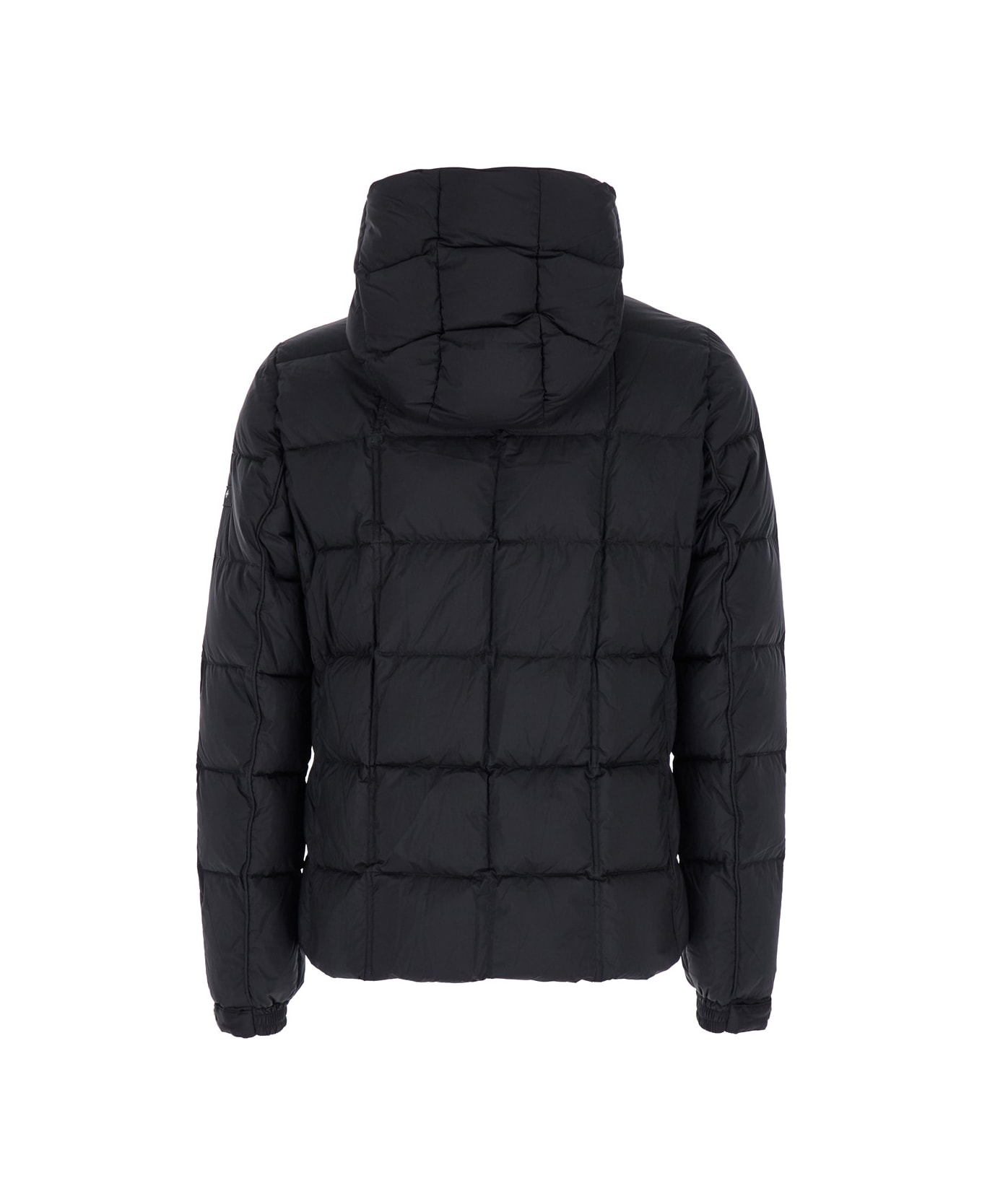 TATRAS 'gesso' Black Quilted Down Jacket With Detachable Hood In Nylon Man - Black