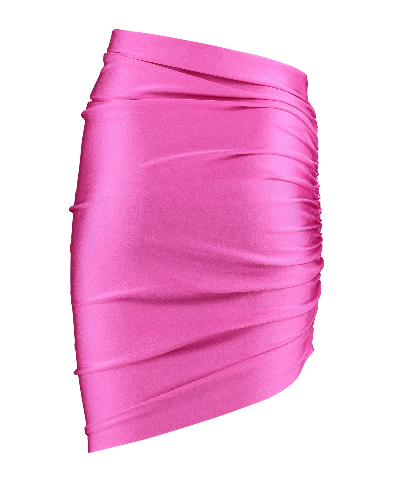 The Andamane Technical Fabric Mini-skirt - Fuchsia