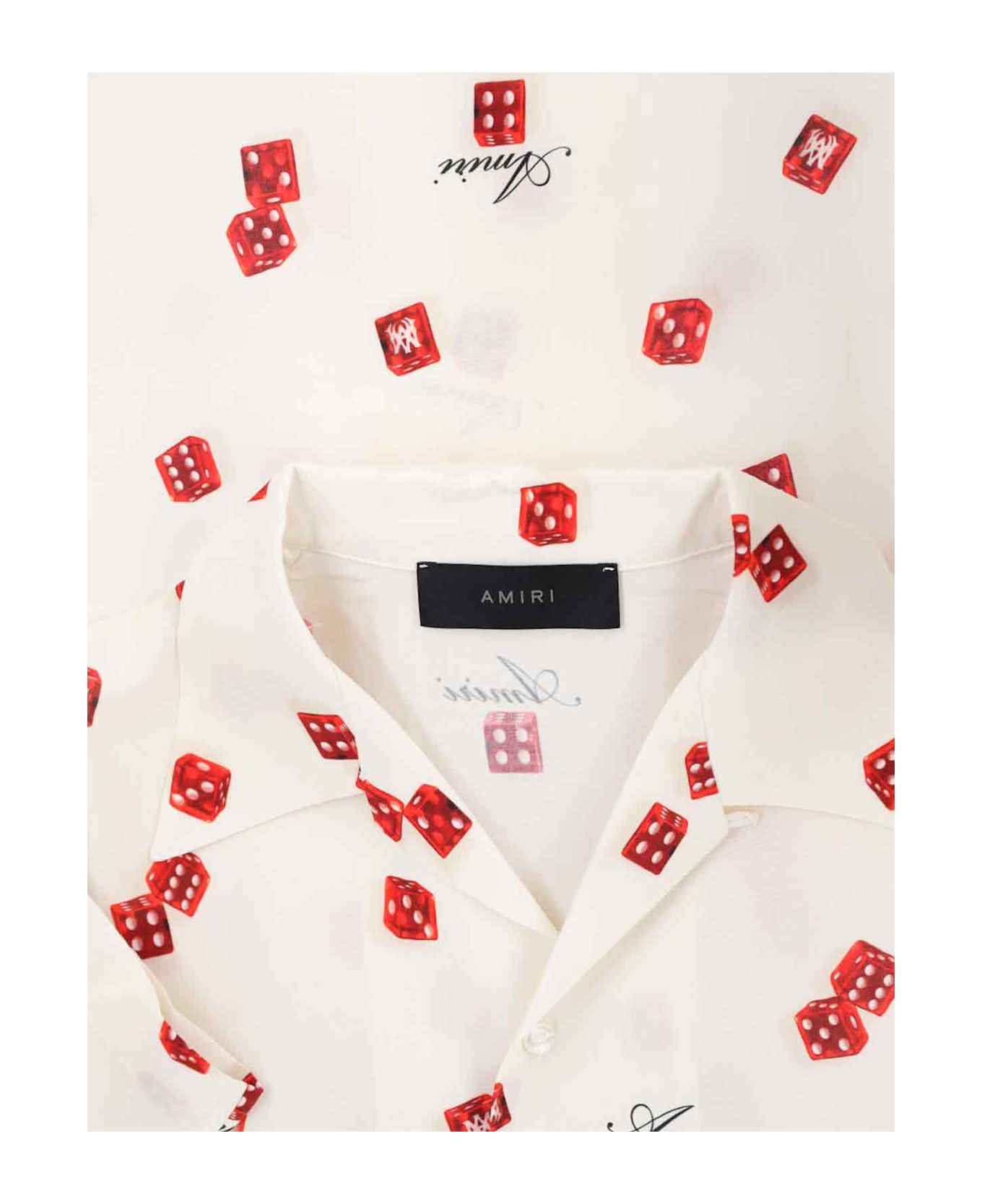 AMIRI 
dice
 Bowling Shirt - Cream