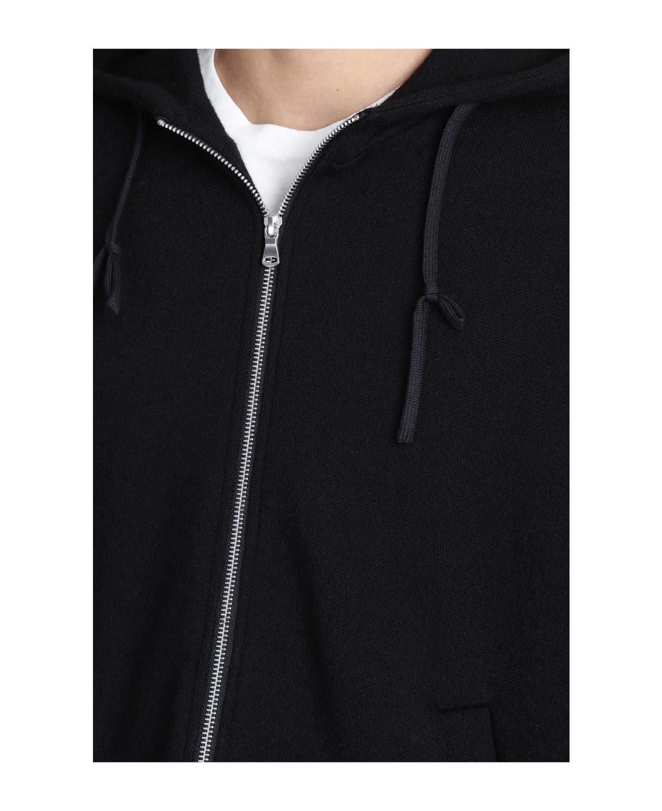 Barena Gomone Sweatshirt In Black Wool - Nero