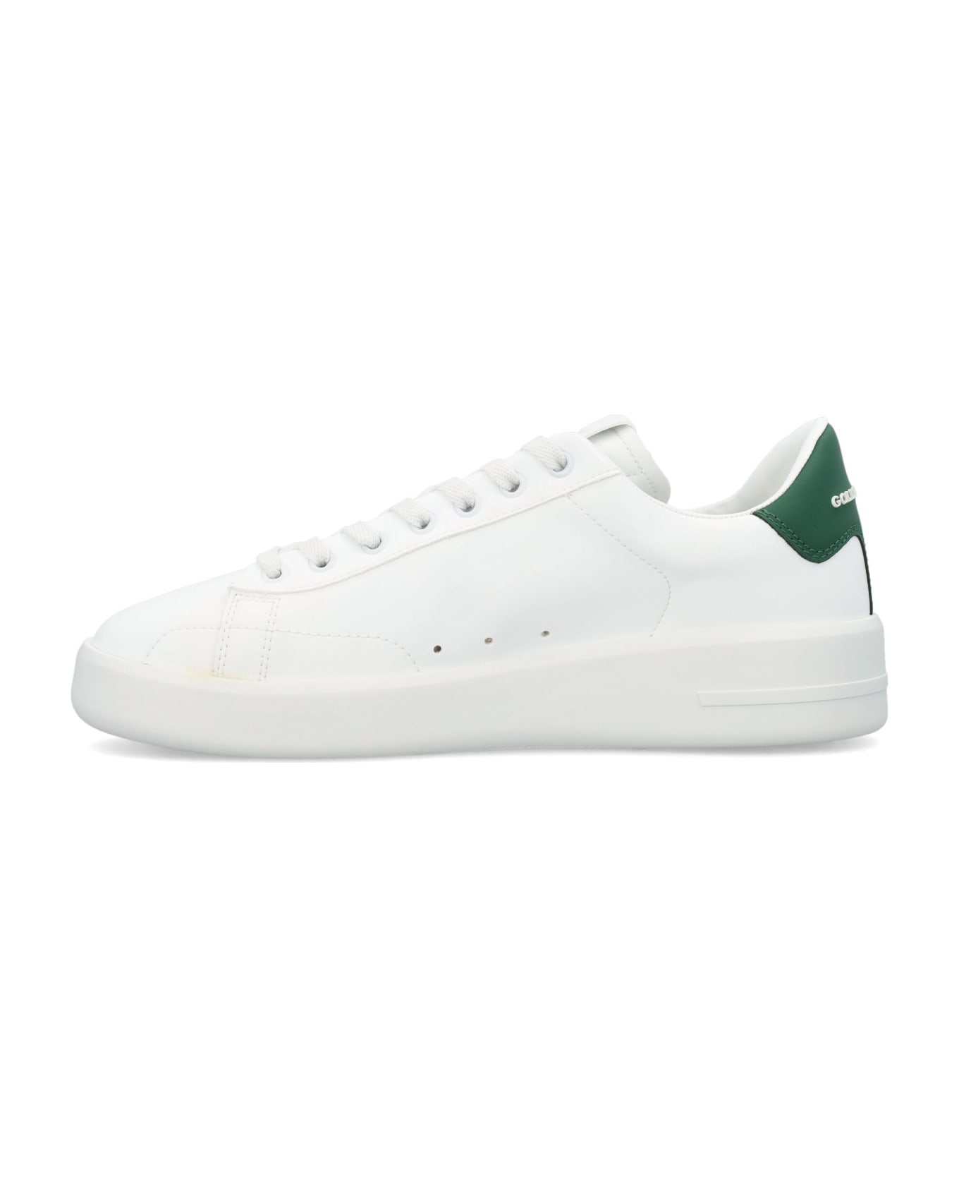 Golden Goose Purestar Low-top Sneakers - White/Green