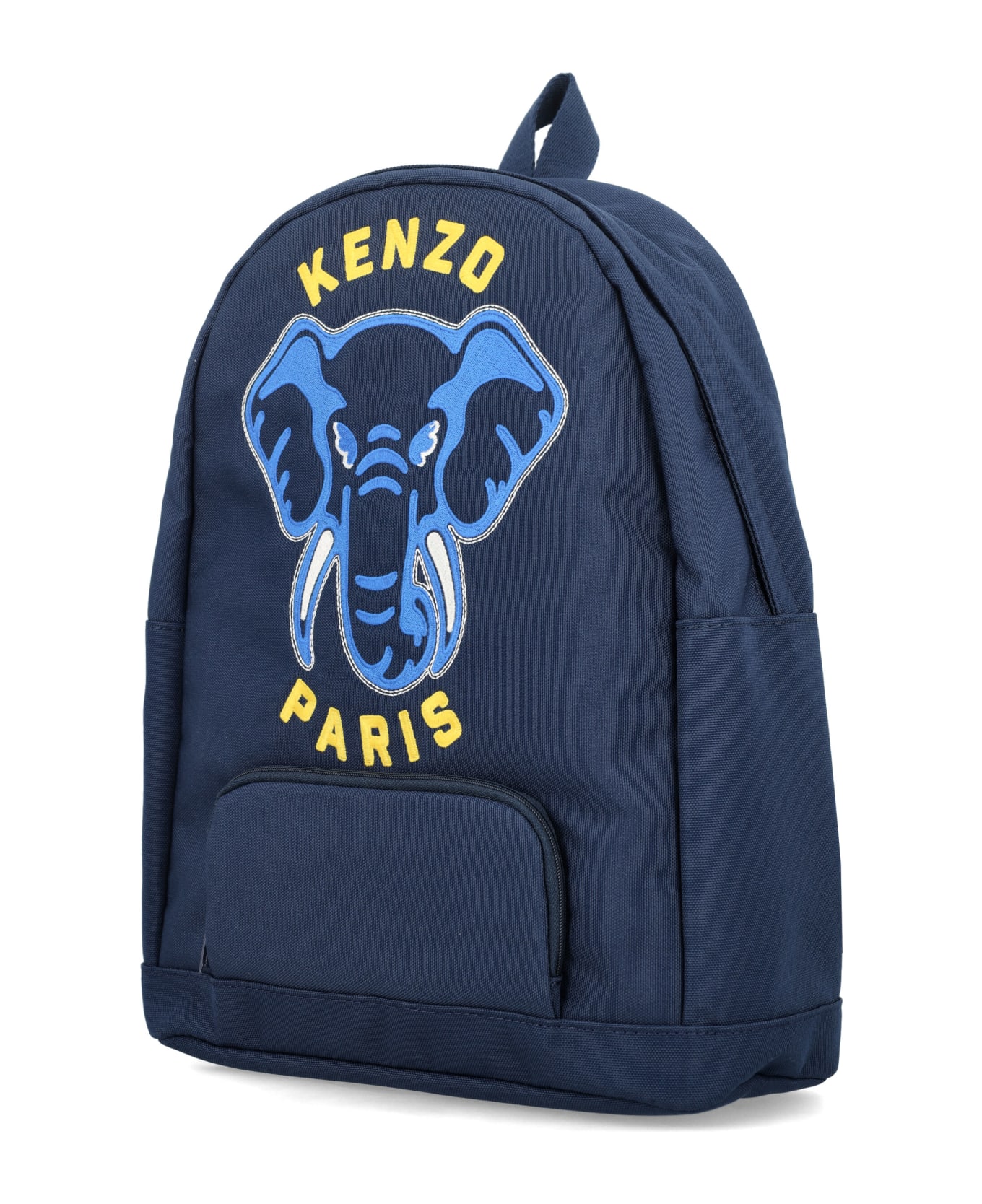 Kenzo Kids Logo Canvas Backpack - NAVY