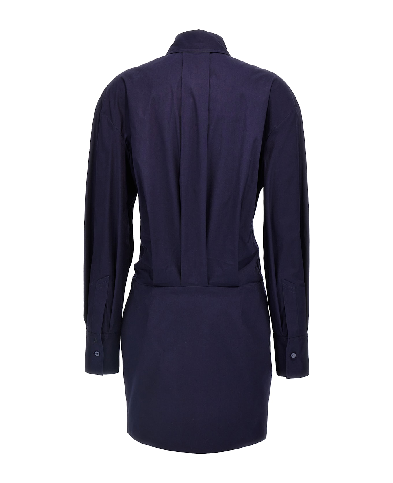 The Attico Mini Chemisier Dress - Blue