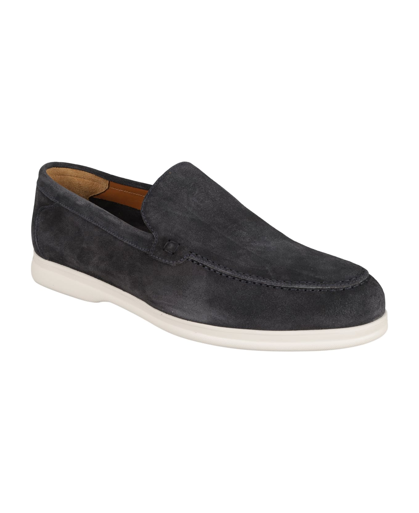 Doucal's Slip-on Classic Loafers - NOTTE FDO BIANCO