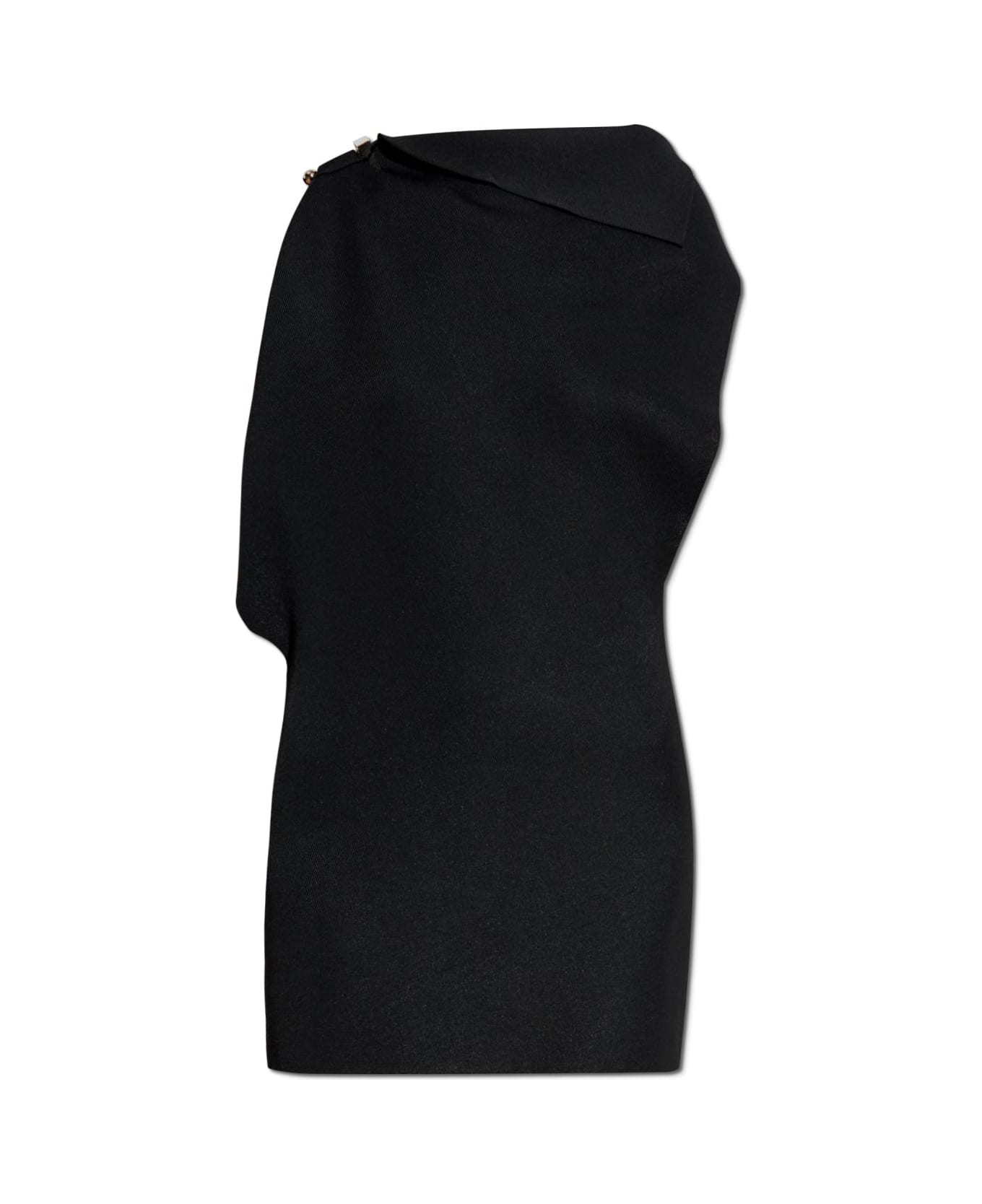 Jacquemus Dress With Appliqué - BLACK