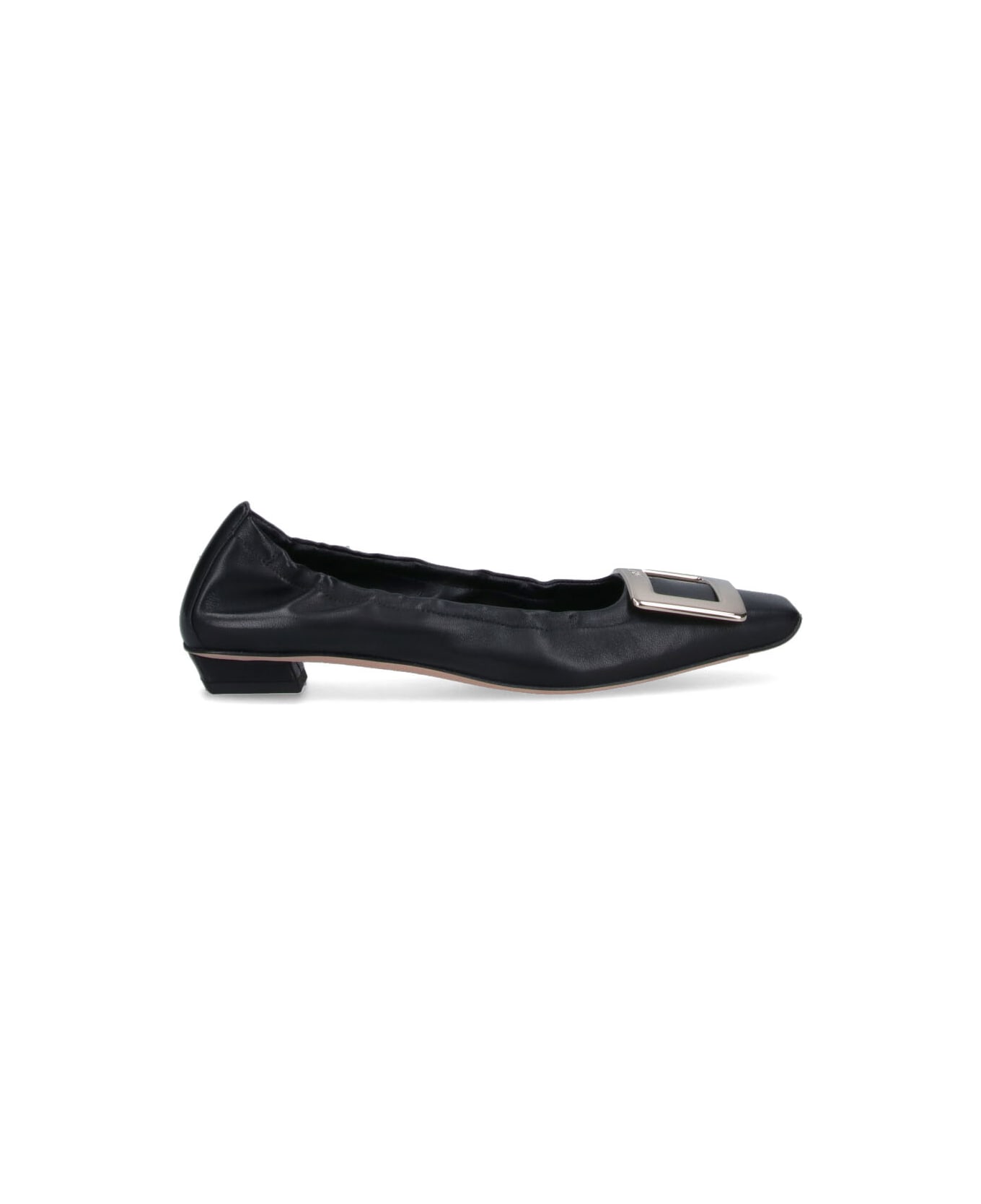Roger Vivier "belle Vivier" Ballet Flats - Black  
