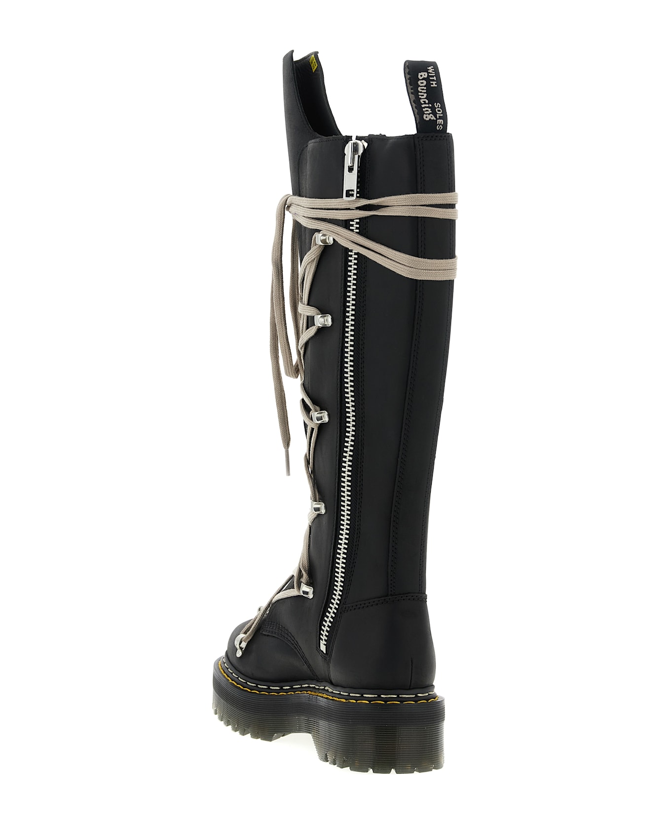 Rick Owens Dr.martens X Rick Owens Capsule Combat Boots - Black   ブーツ