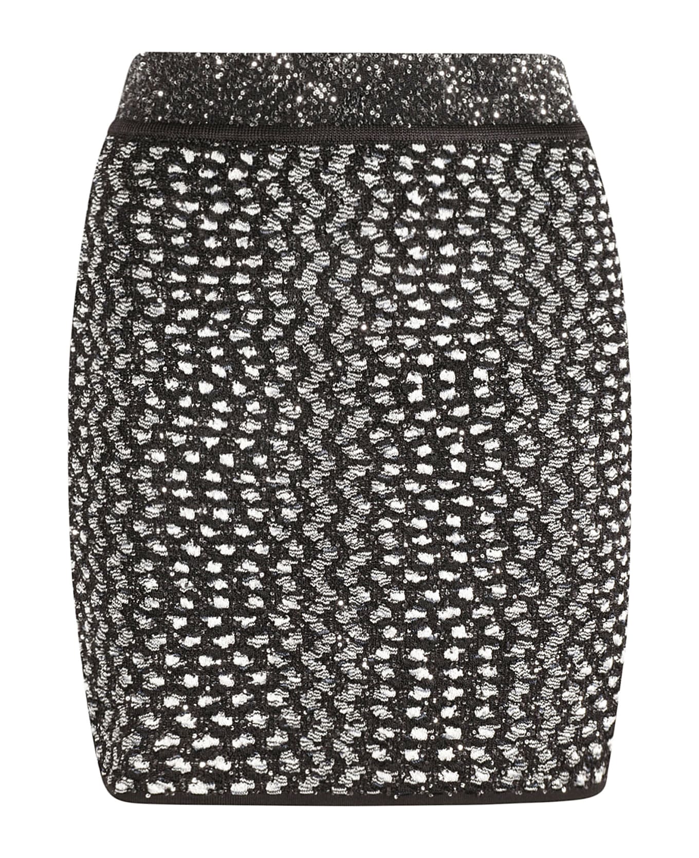 Missoni Flamed Lamé Mini Skirt - Black