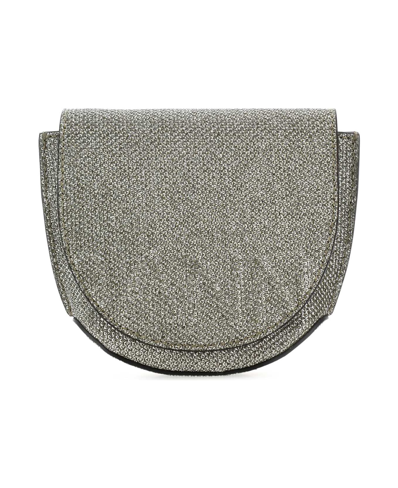 Ganni Silver Polyester Nano Banner Crossbody Bag - 339