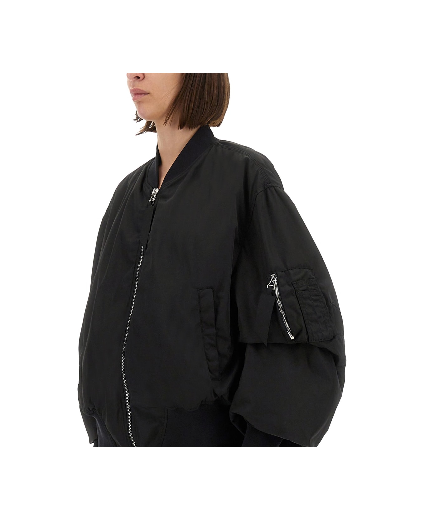 The Attico Bomber 
anja
 - Black