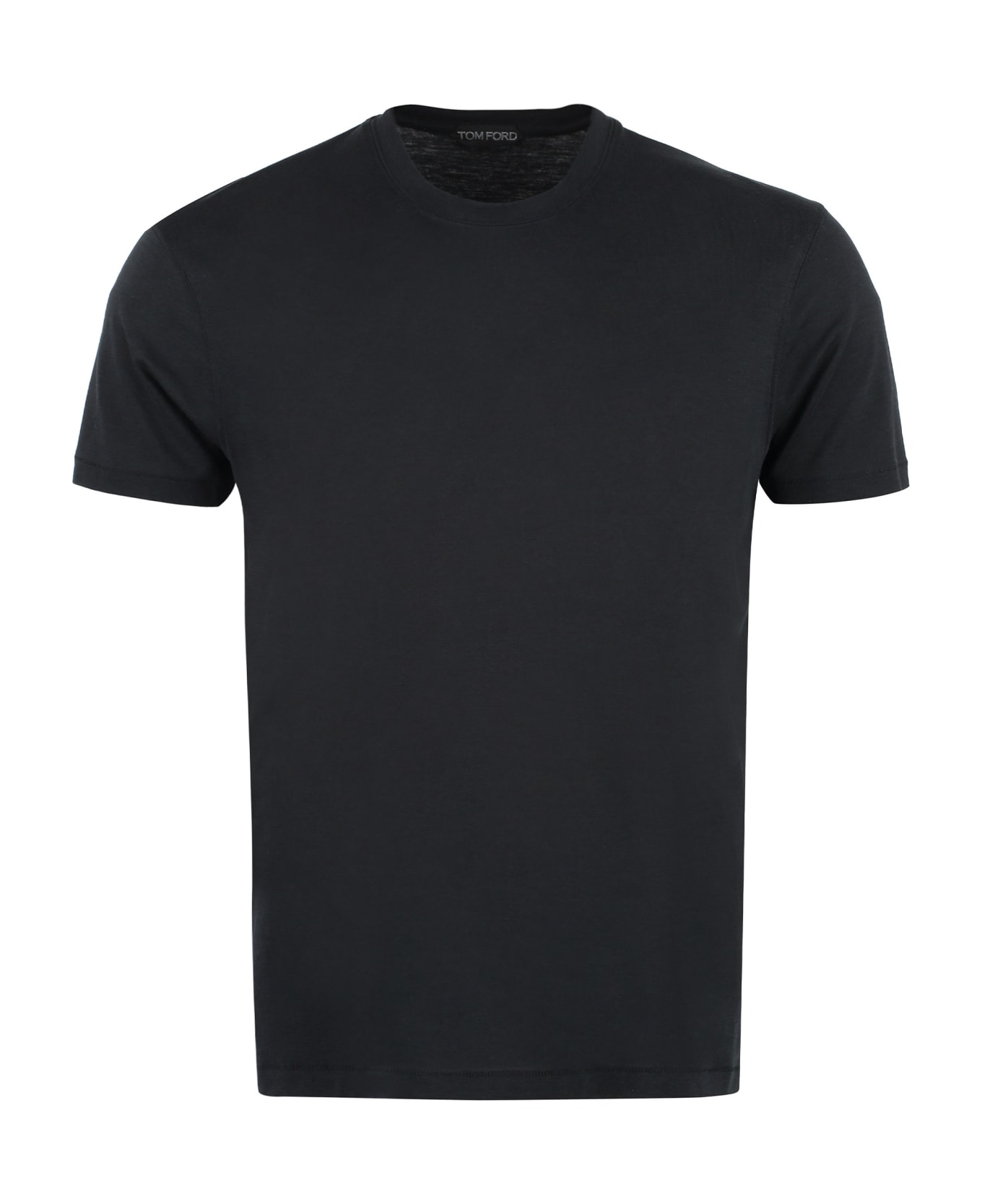 Tom Ford Cotton Crew-neck T-shirt - black シャツ
