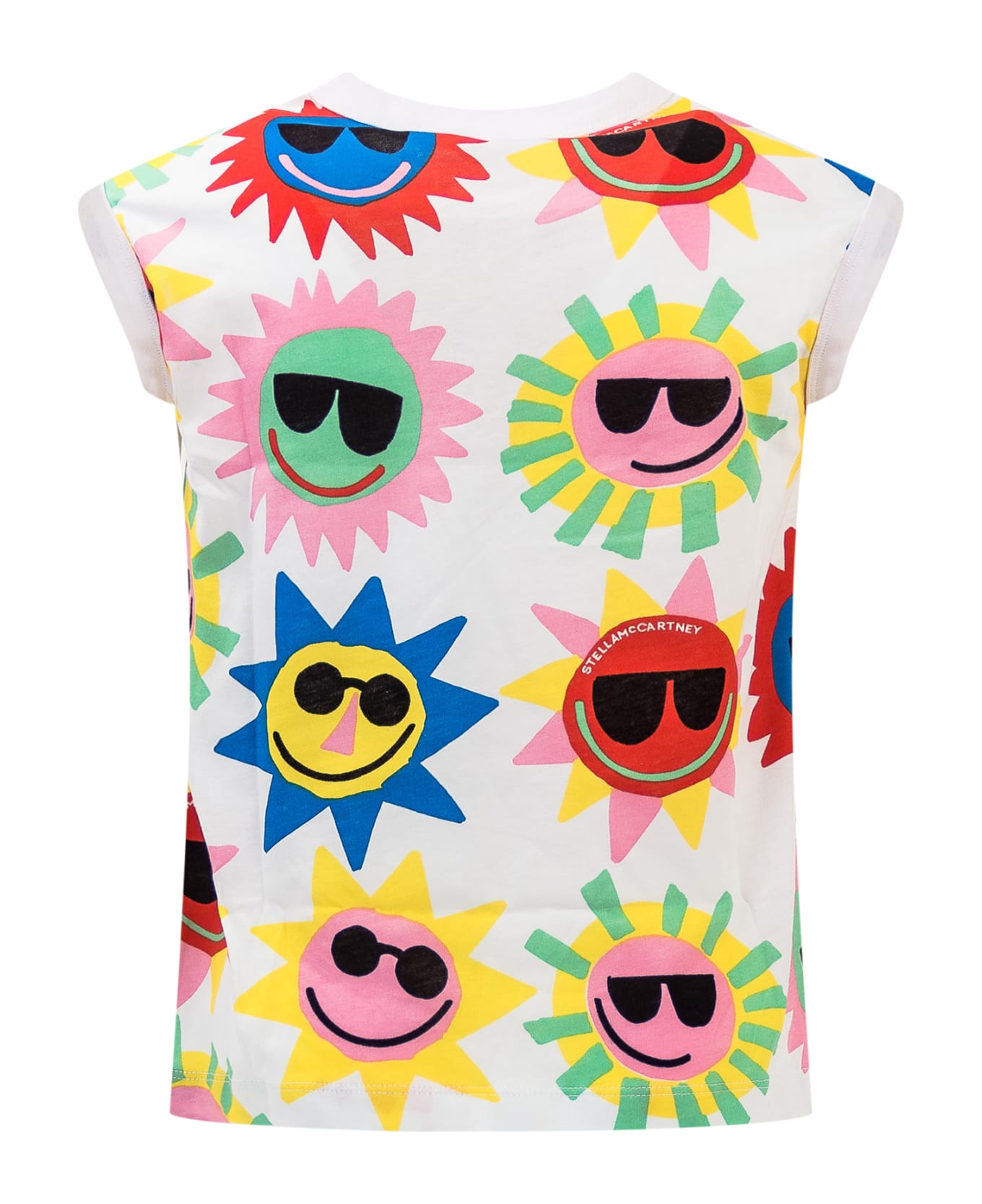 Stella McCartney Kids Sunshine T-shirt - WHITE/COLORFUL