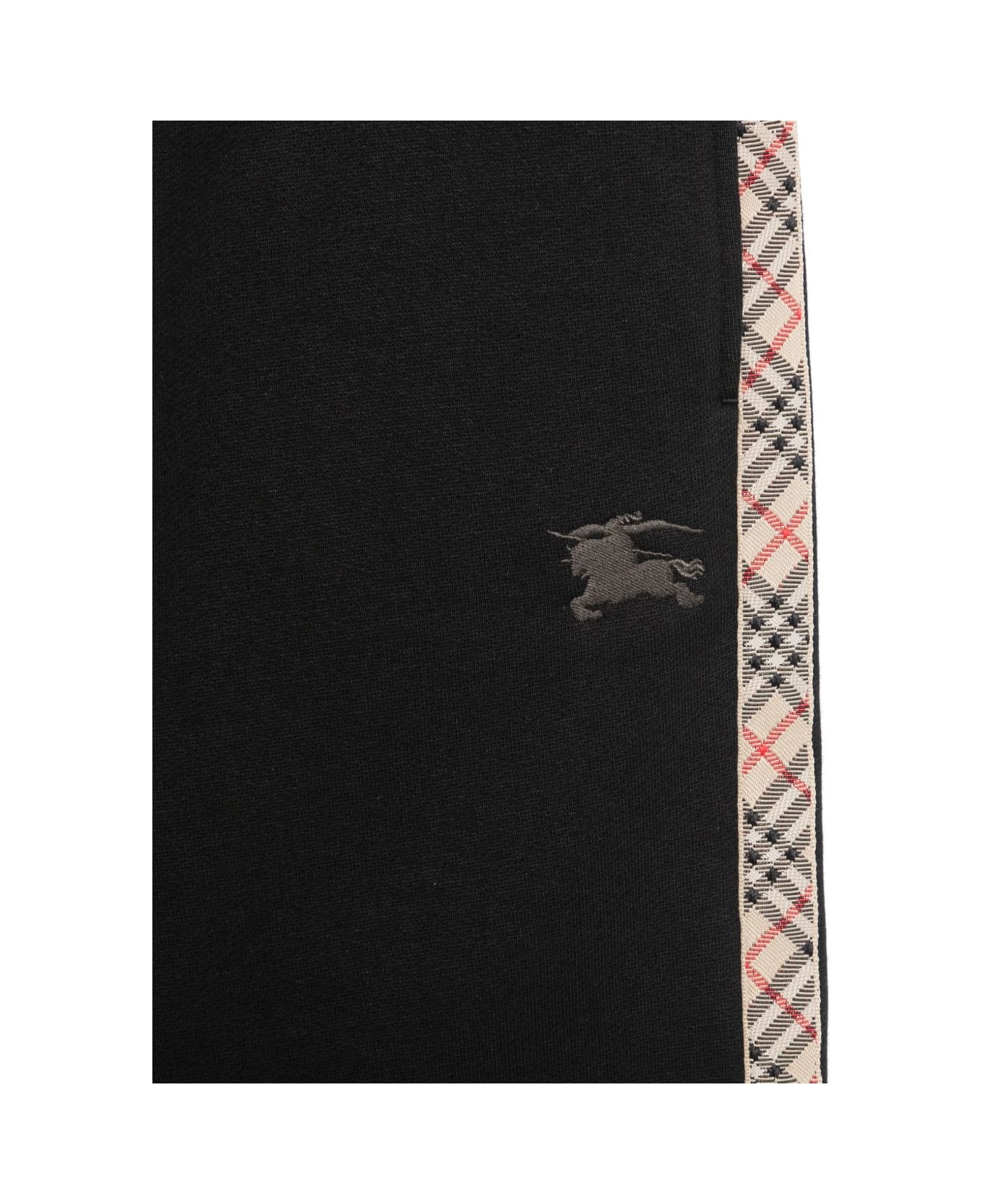 Burberry Kids Cotton Sports Trousers - Black